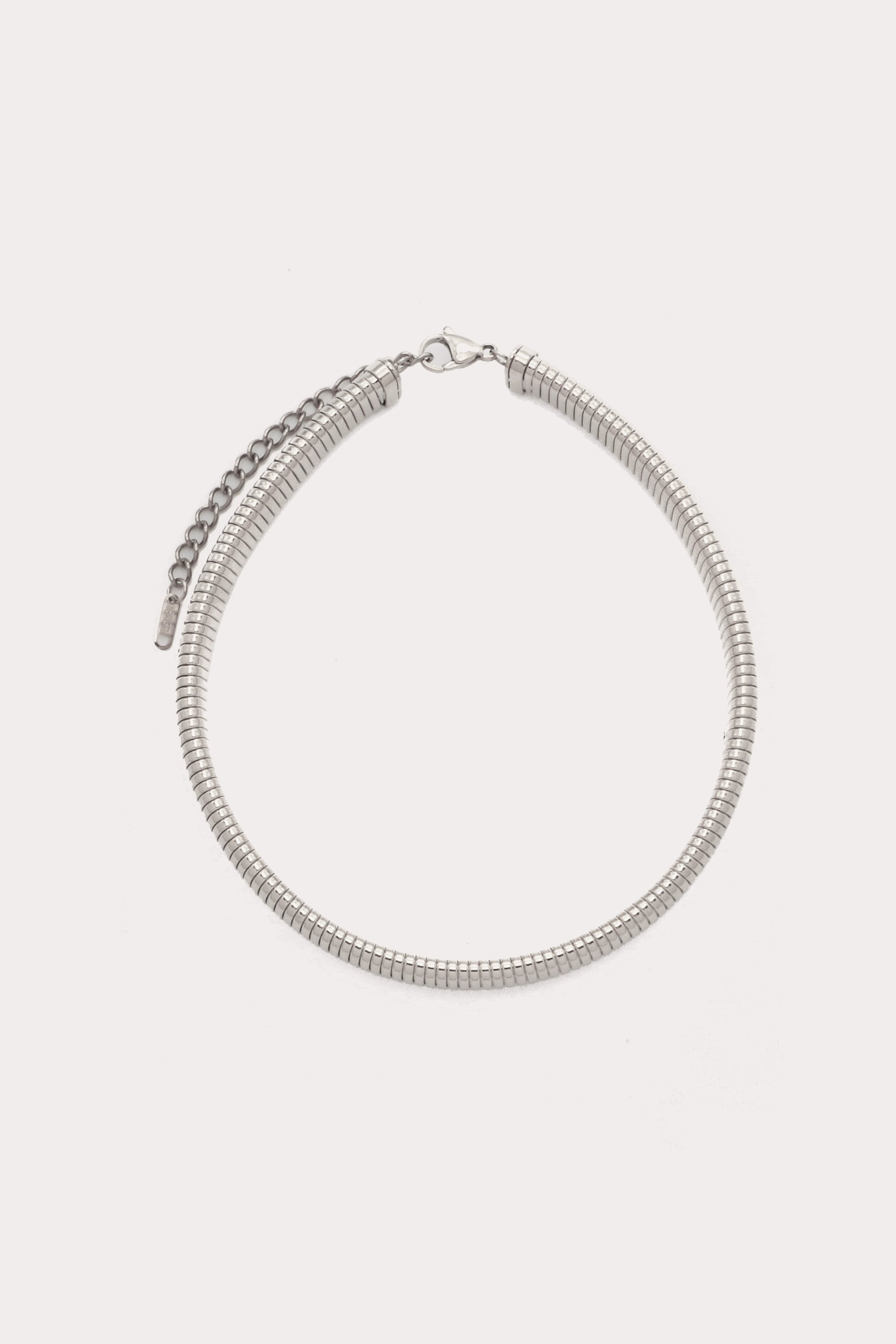 Silver Slinky Choker