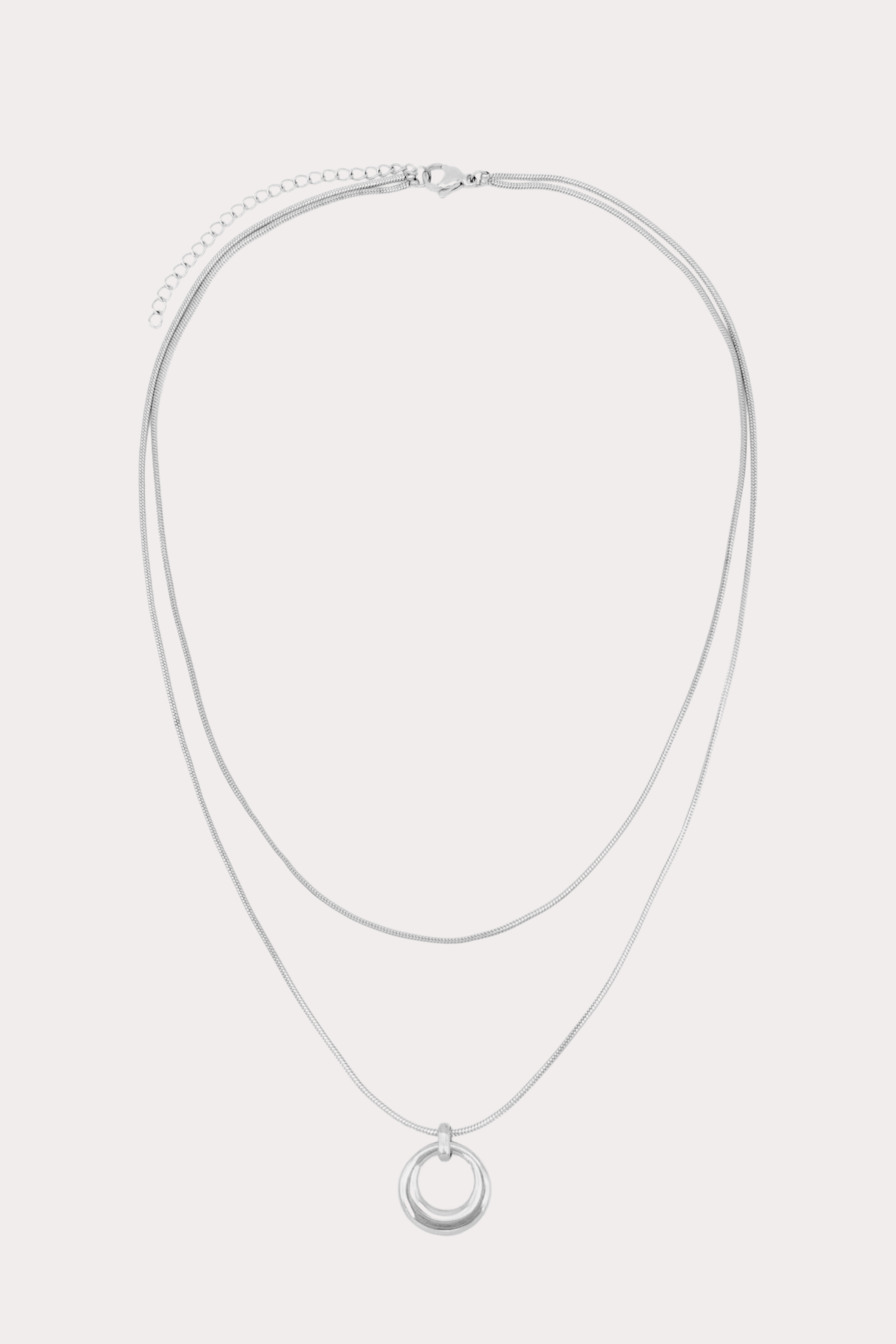 Silver Almas Necklace