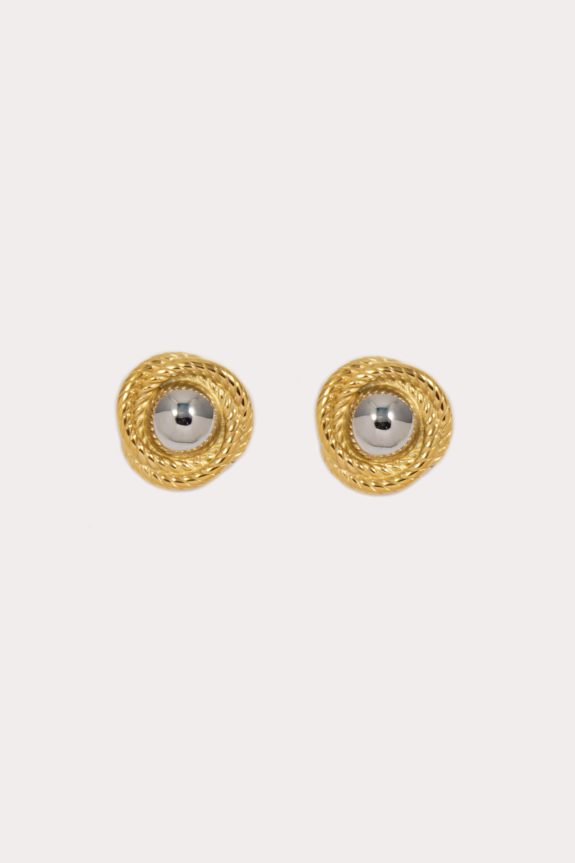 Mixed Mixed Metal Stud Earrings