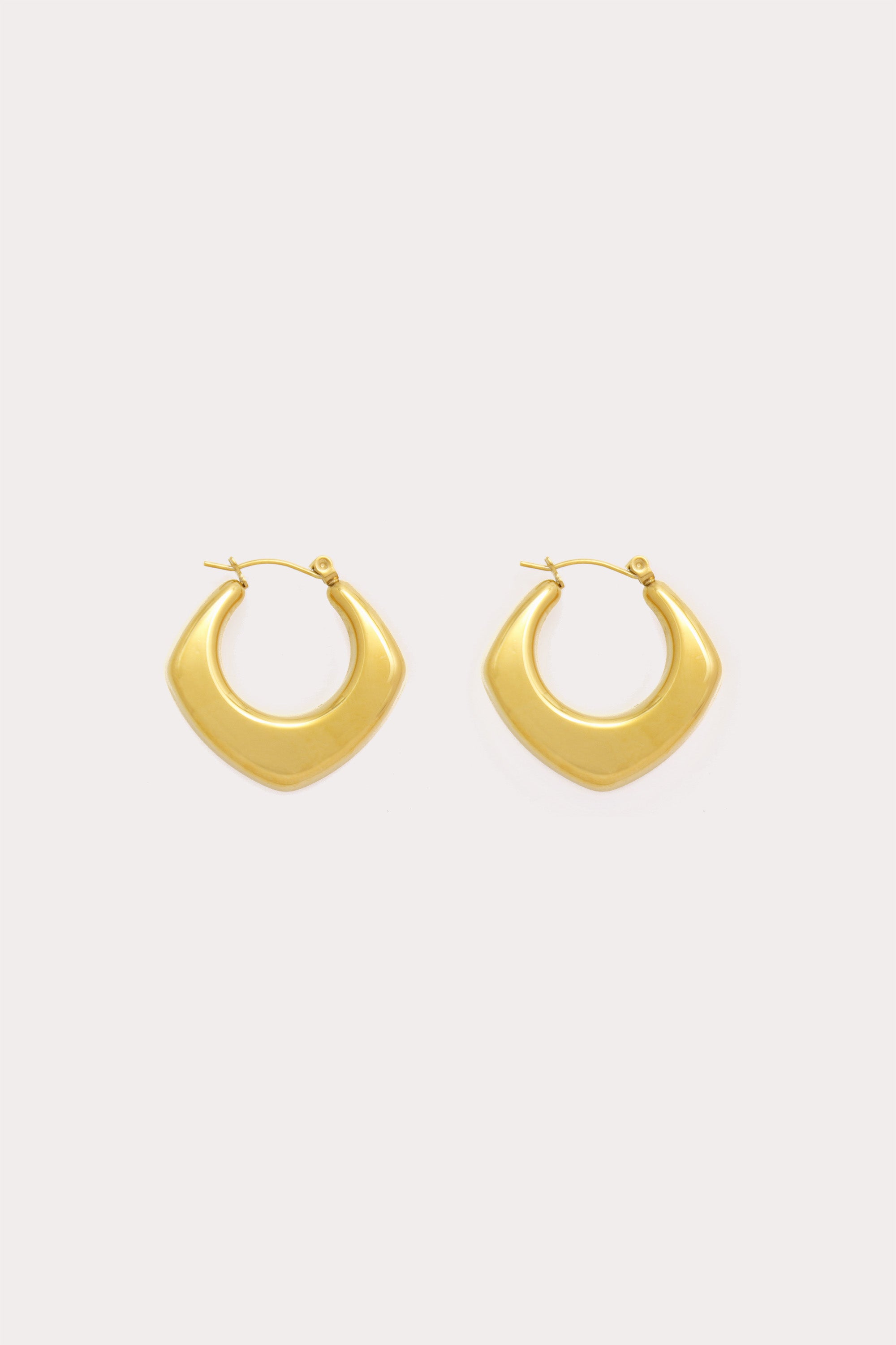 Gold Octo Hoops