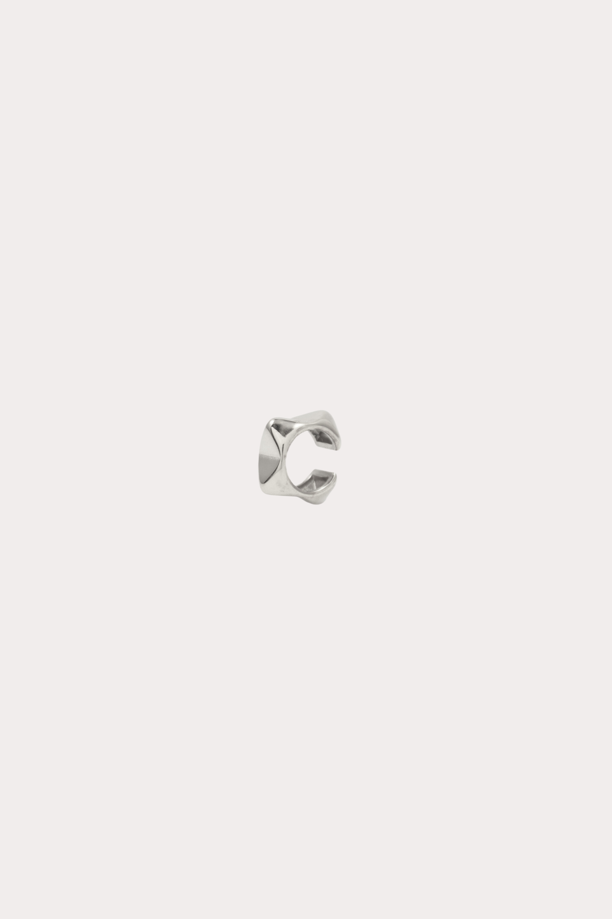 Silver Studded Ear Cuff