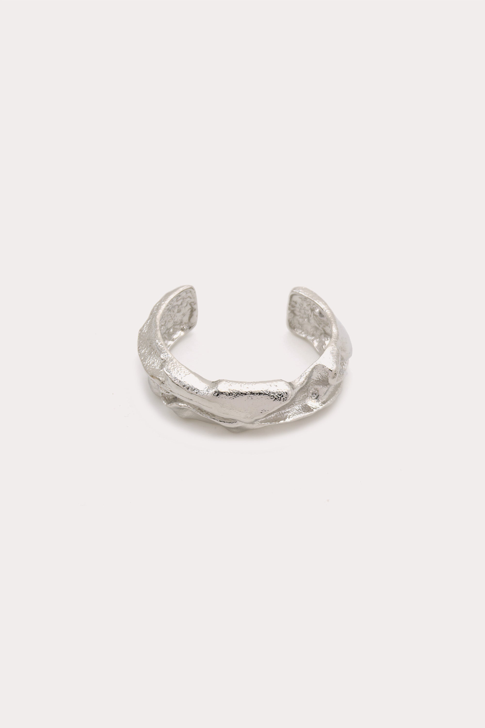 Silver Textured Cuff