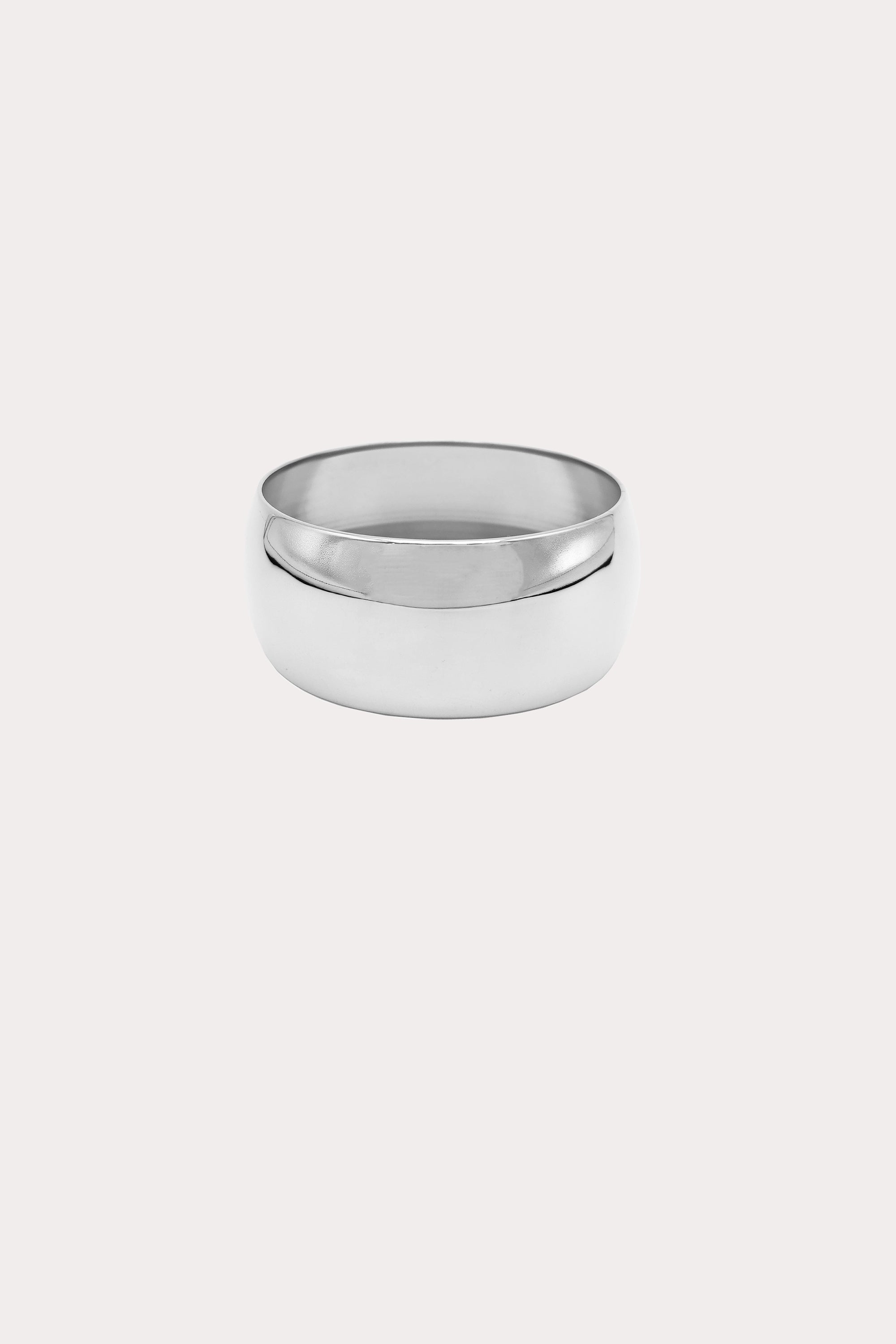 Silver Thick Bangle