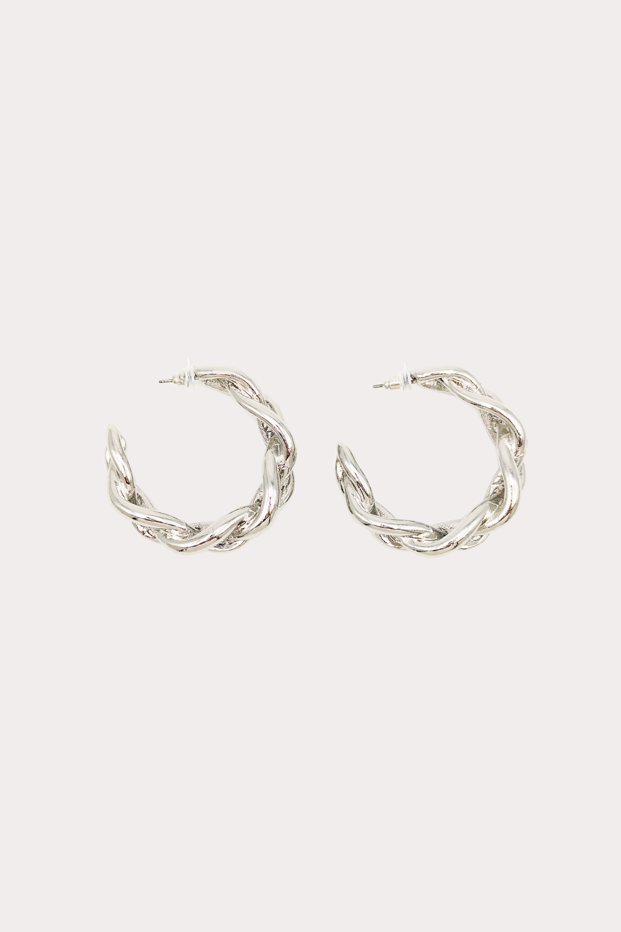 Silver Erin Hoops
