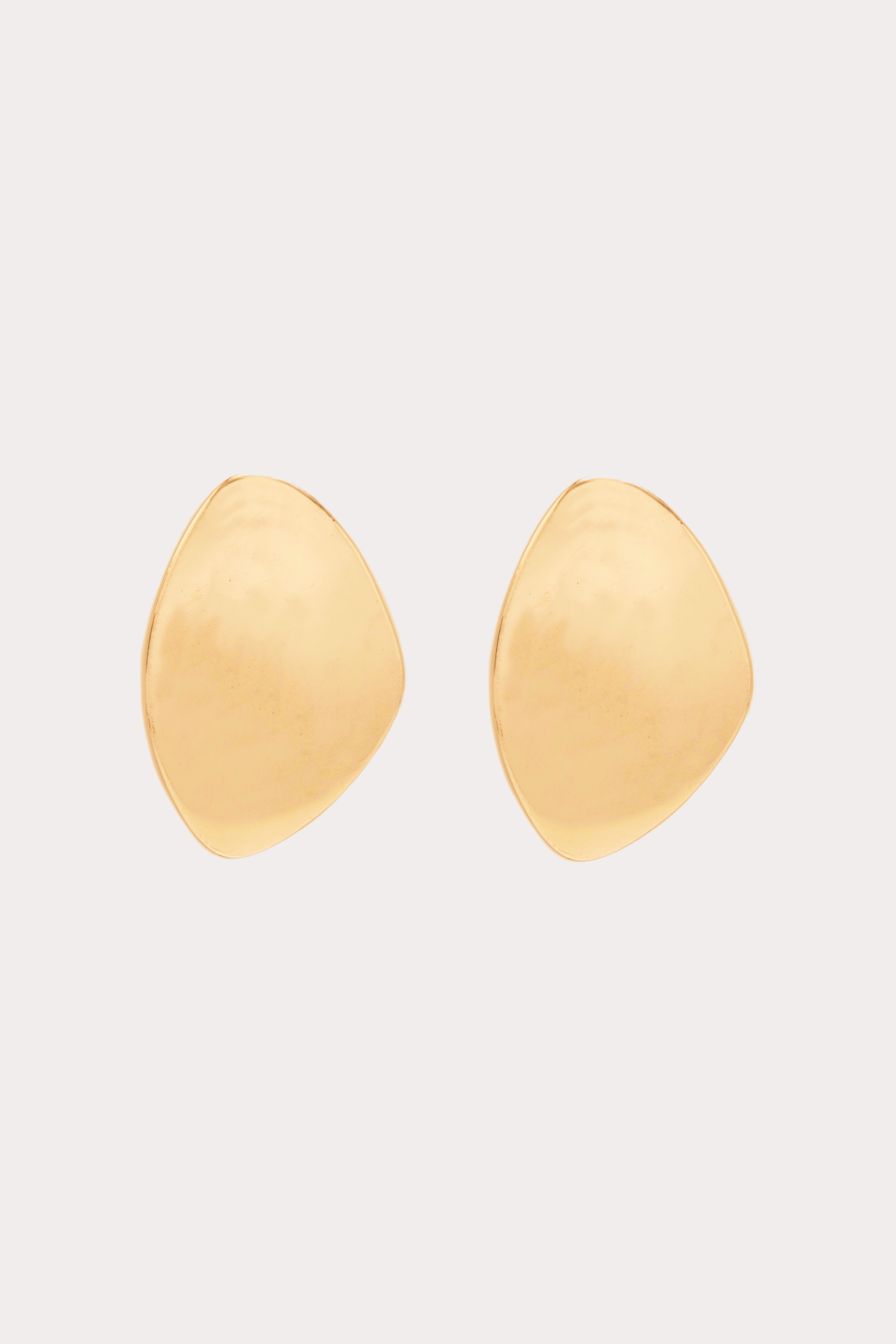 Gold Oversized Stud Earrings