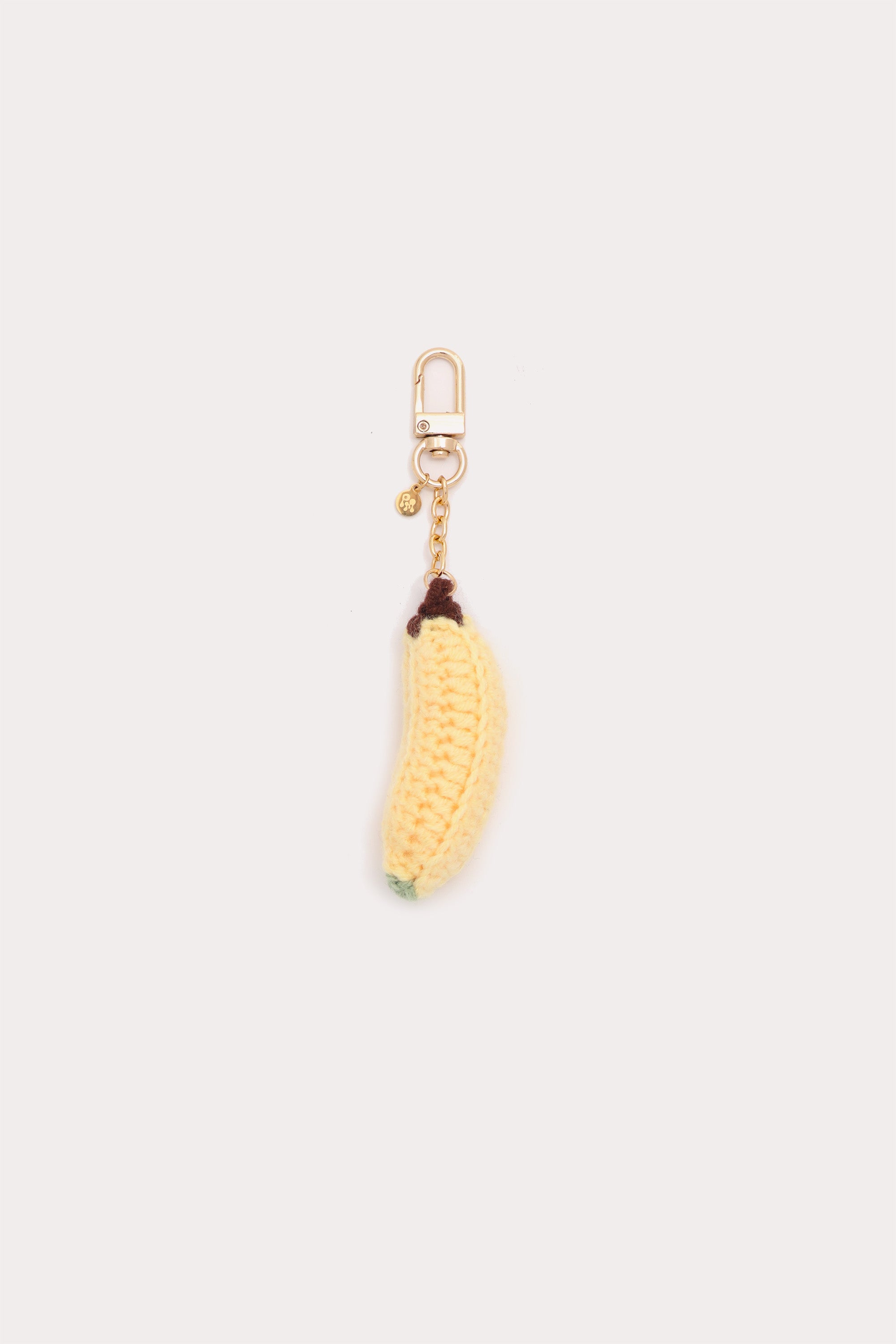 Banana Knit Fruit Keychain
