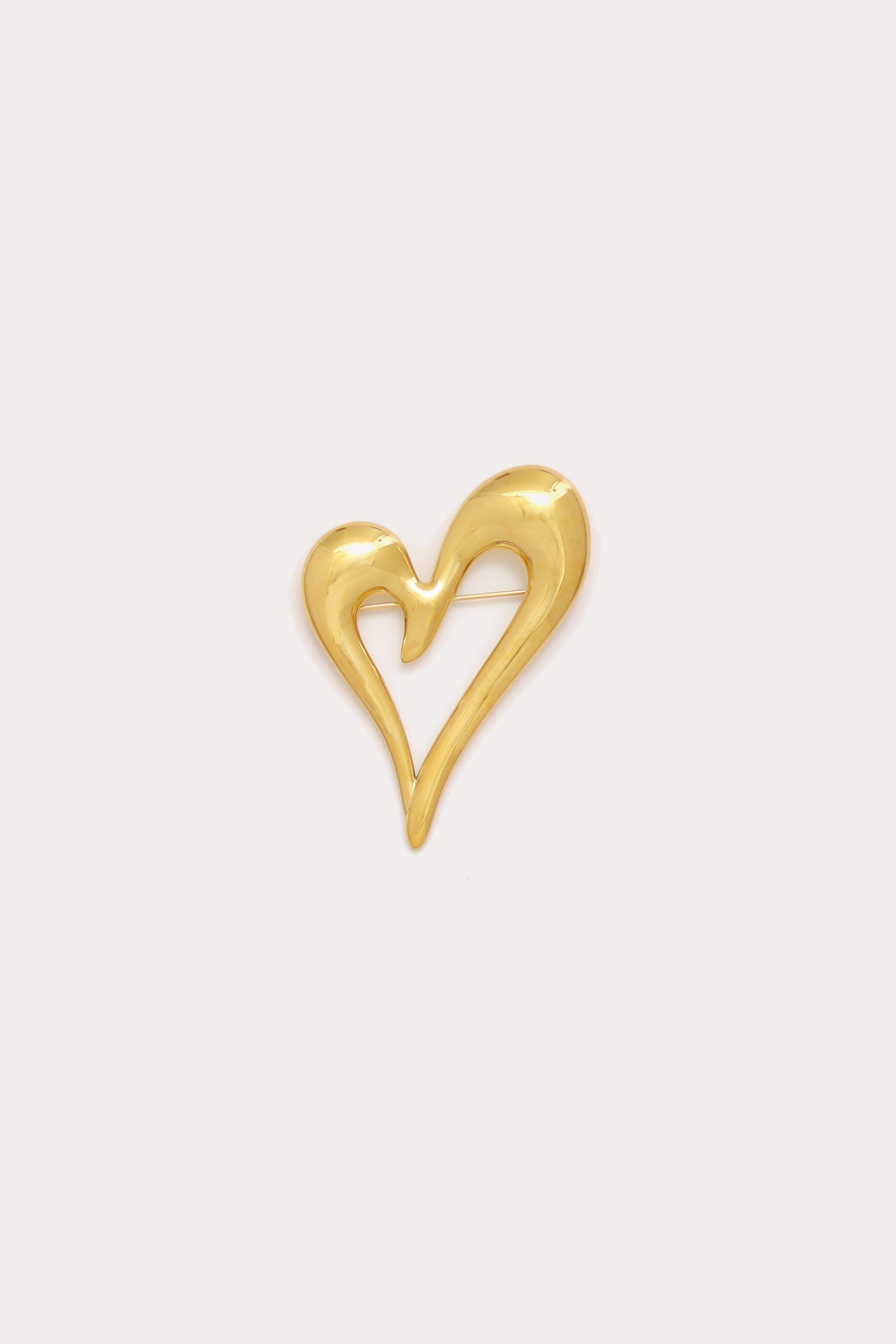 Gold Lover Brooch
