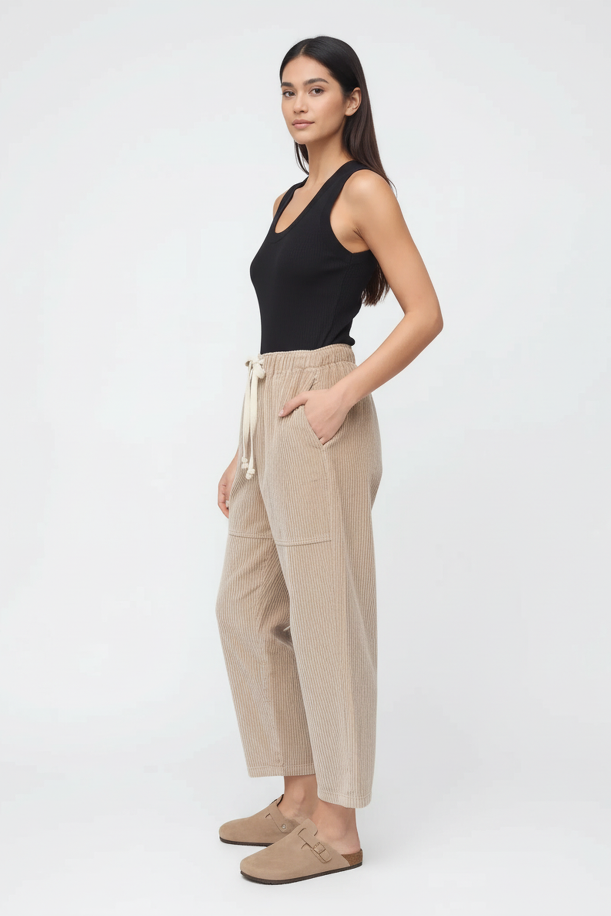 Nadia Washed Corduroy Pant | Robertson + Rodeo