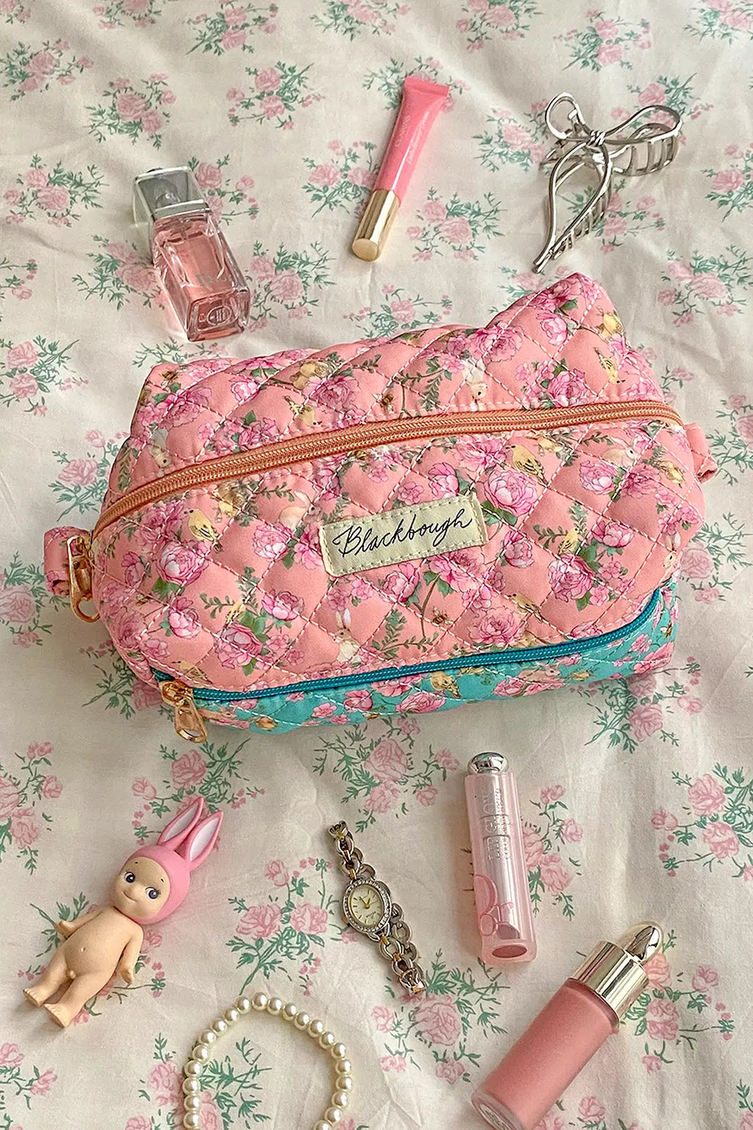 Quilted Pouch / Bunny Hop FINAL SALE