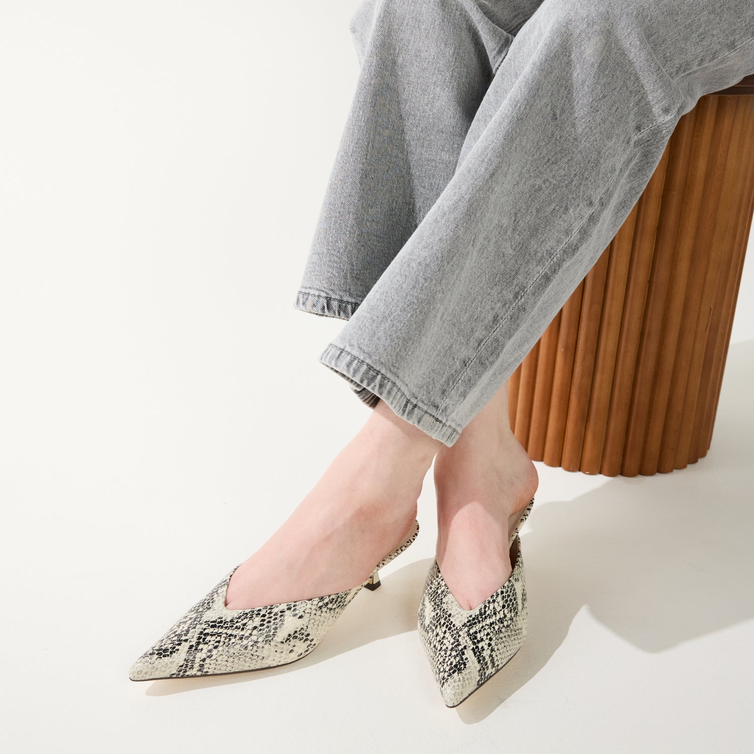 REMI IN SNAKE LEATHER - Yosi Samra  -
