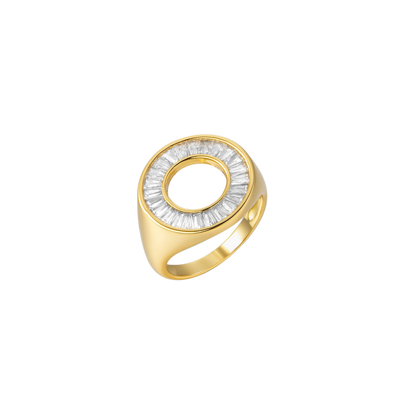 Golden Halo Ring