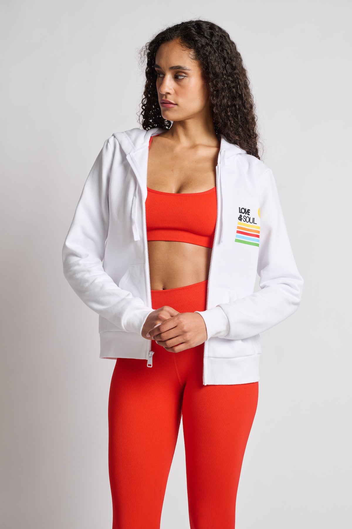 Rainbow Love & Soul Zip Hoodie | Love & Sports