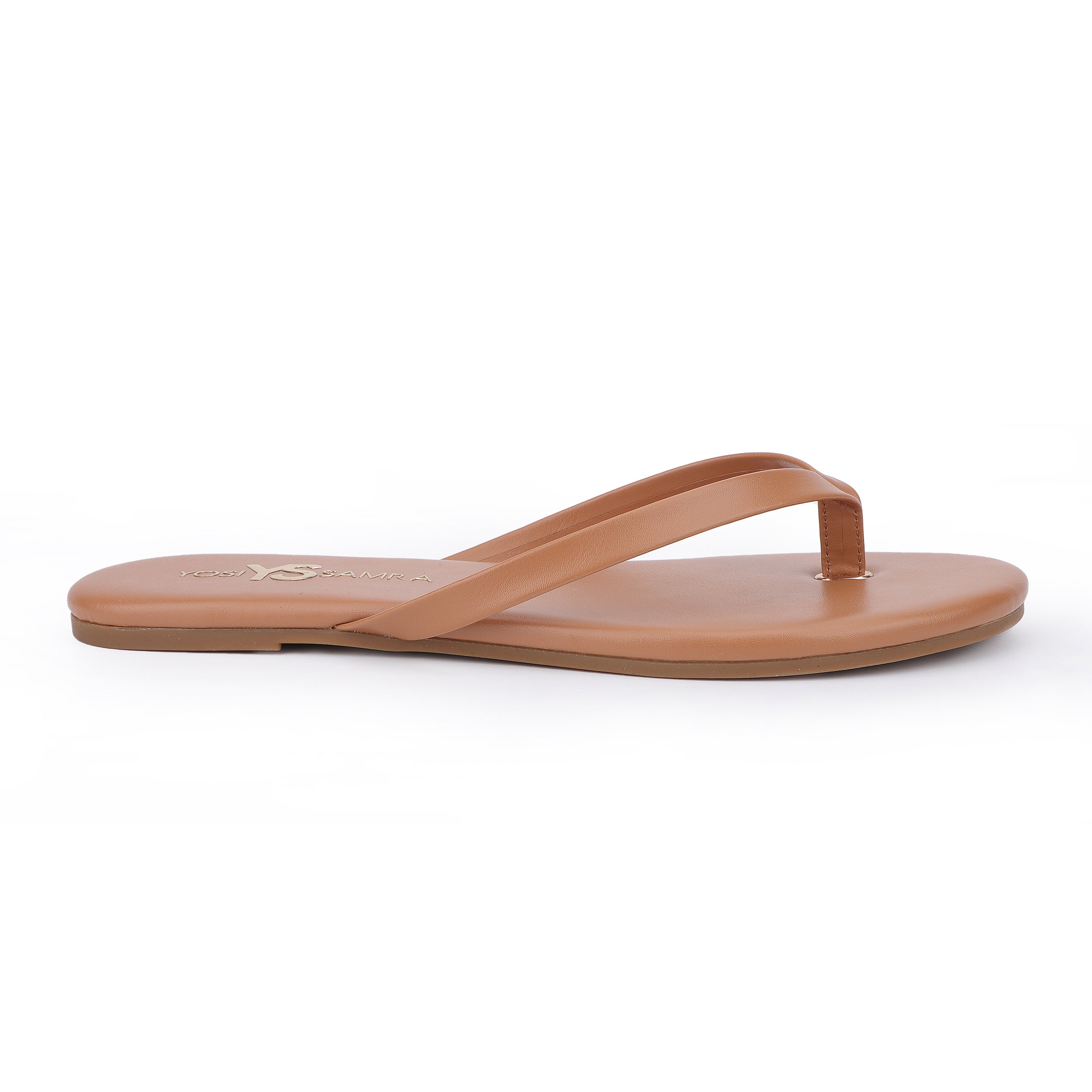 Rivington Flip Flop in Whiskey - Yosi Samra  - Women's Sandals