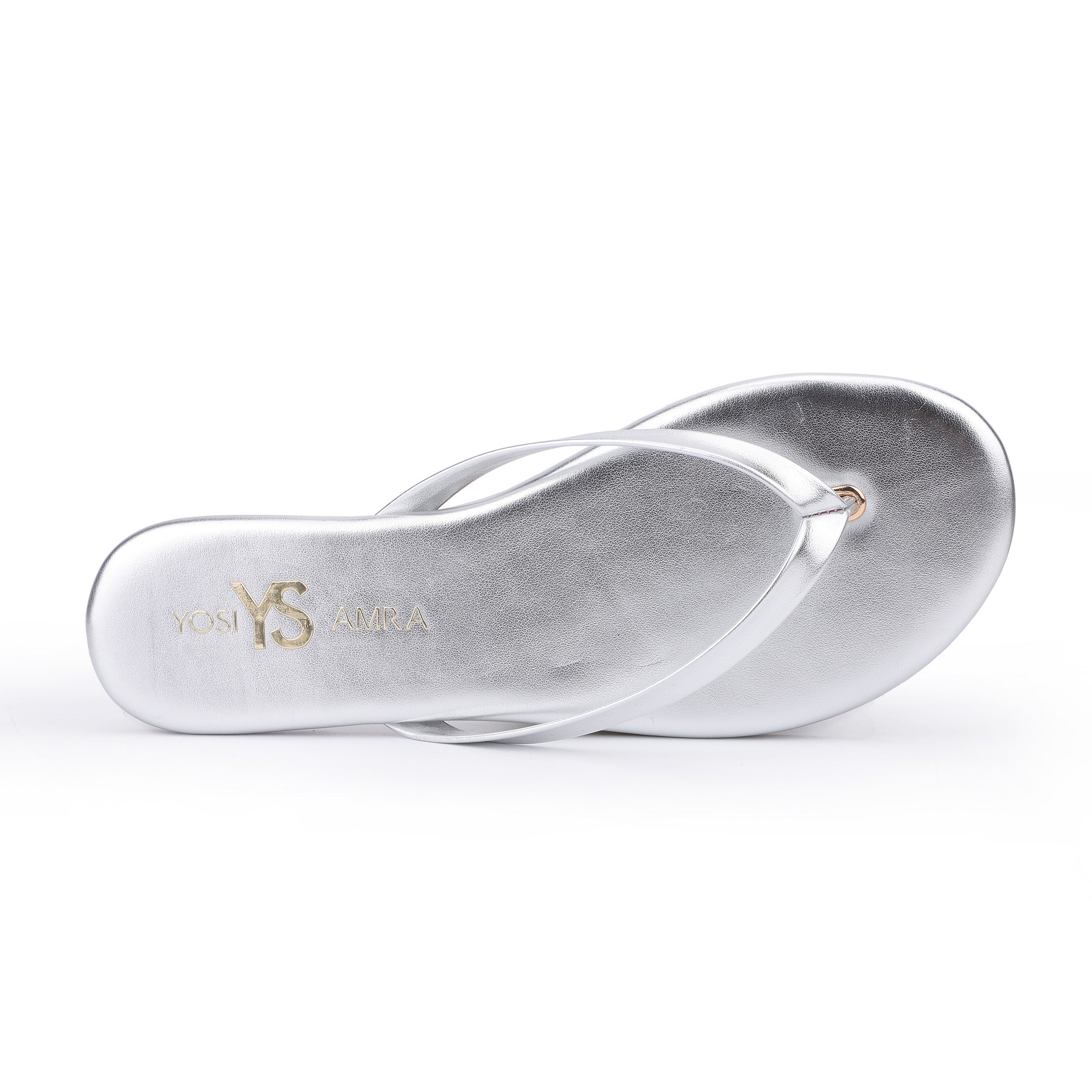 Rivington Flip Flop in Silver - Yosi Samra  - Women's Sandals