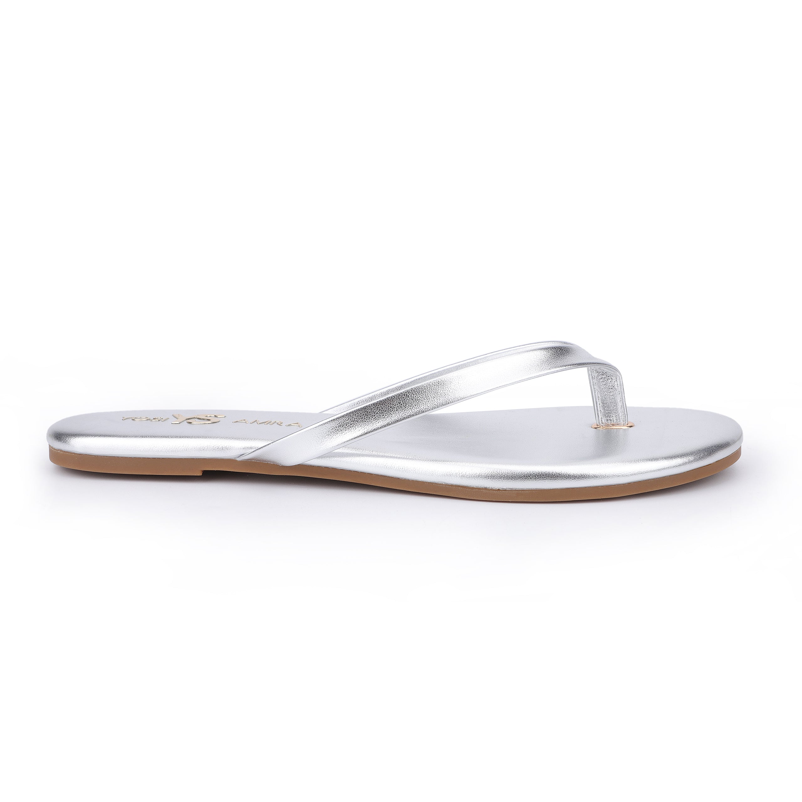 Rivington Flip Flop in Silver - Yosi Samra  - Women's Sandals
