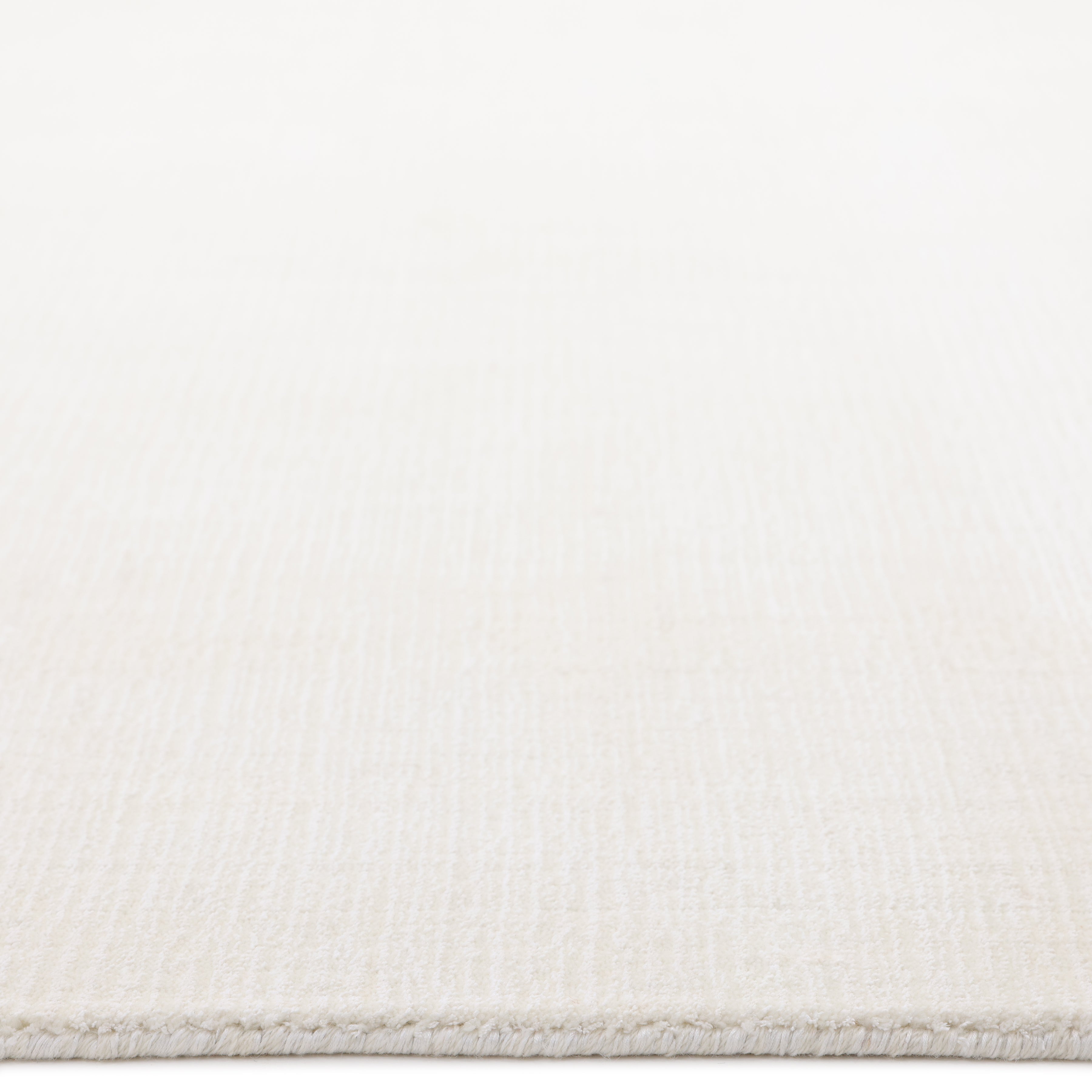 Lodhi Hand-Loomed Contemporary Solid Ivory Area Rug