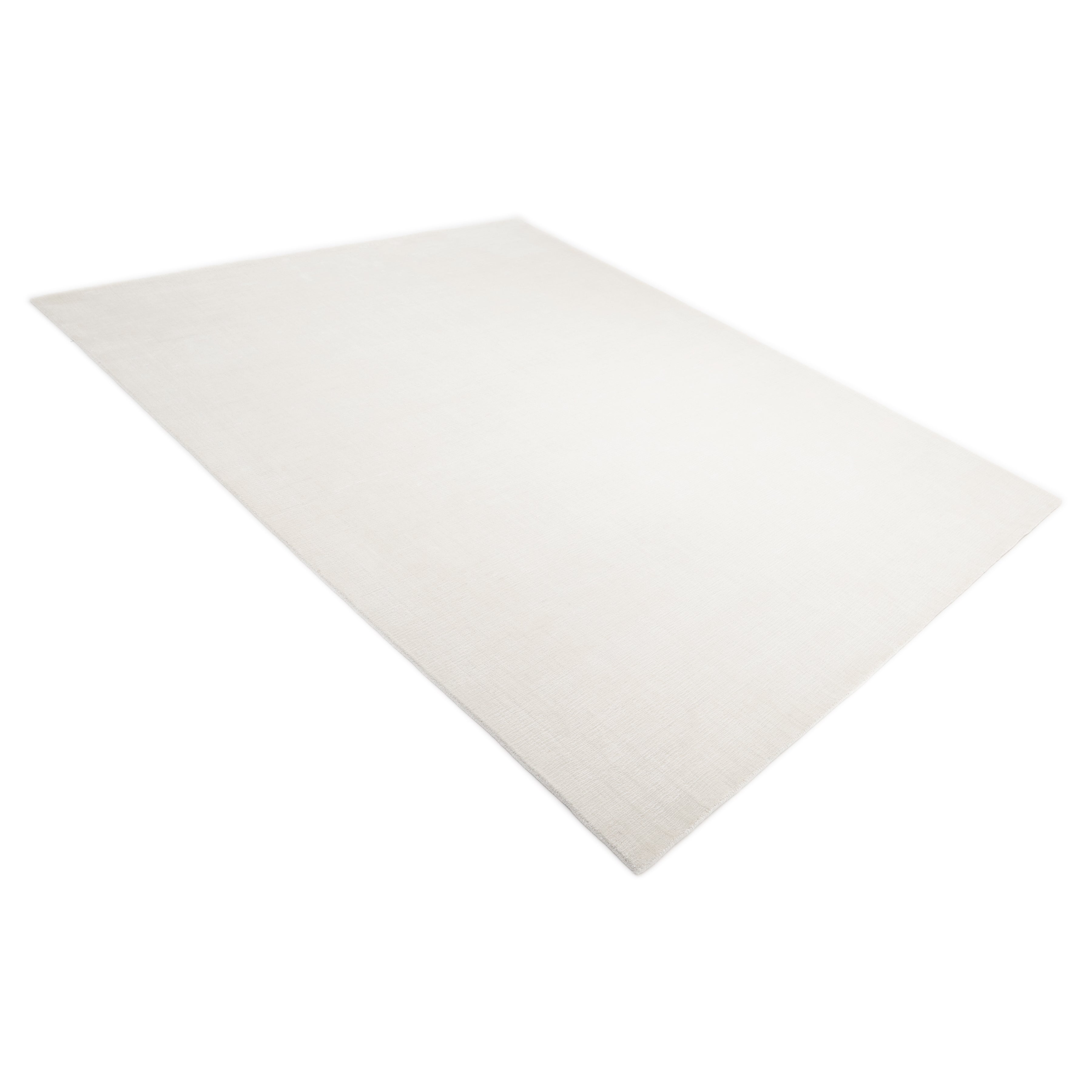 Lodhi Hand-Loomed Contemporary Solid Ivory Area Rug