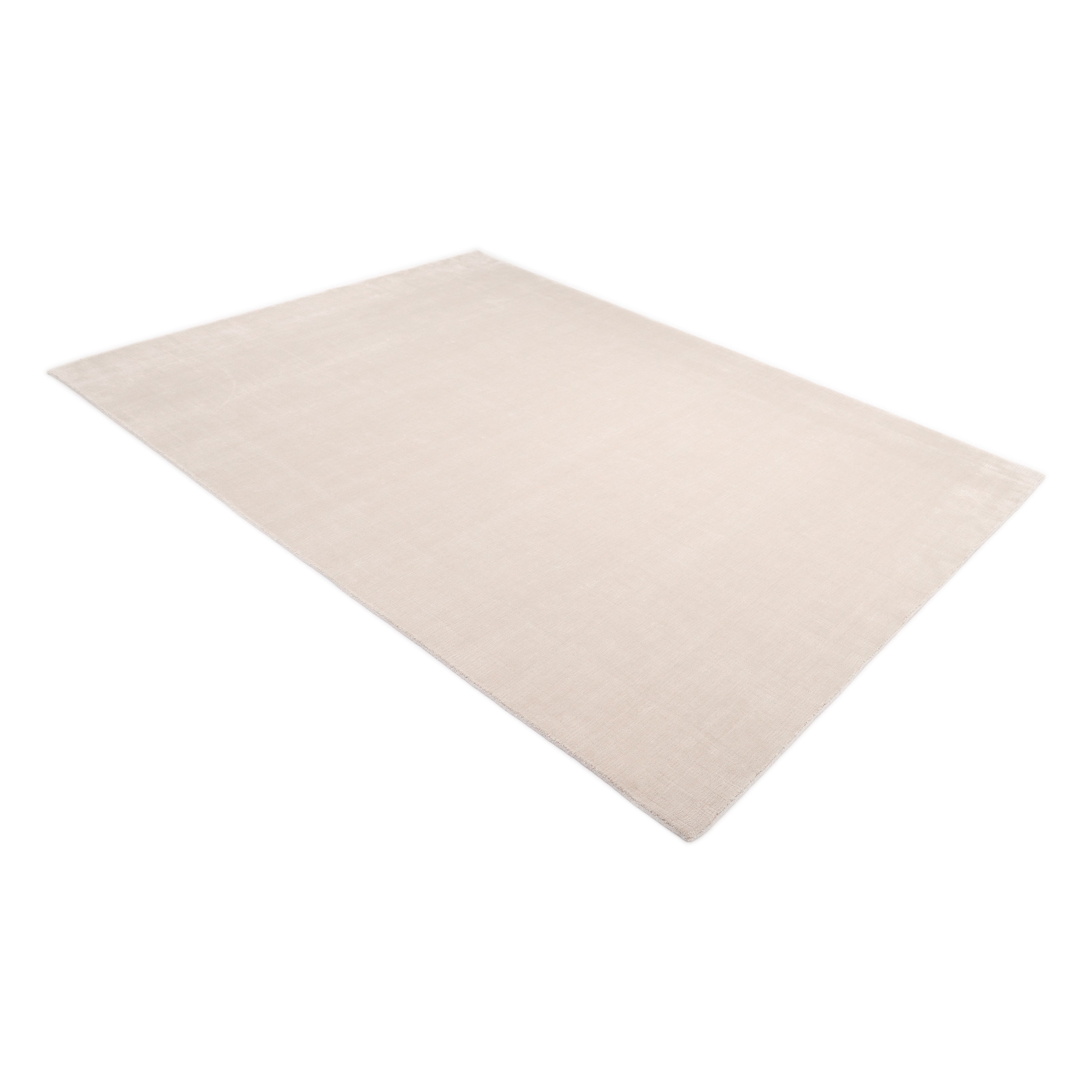 Lodhi Hand-Loomed Contemporary Solid Beige Area Rug