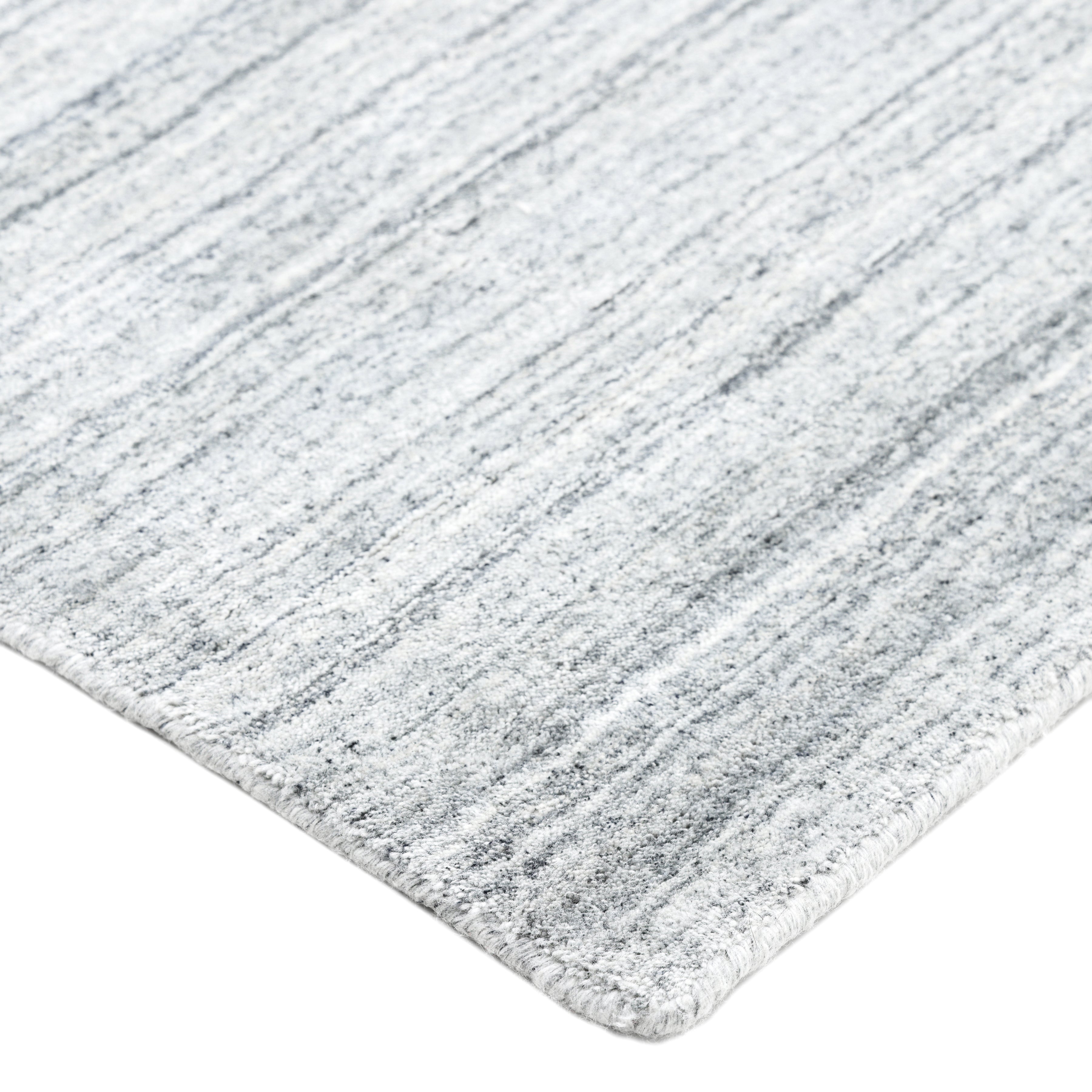 Harbor Hand-Loomed Contemporary Solid Gray Area Rug