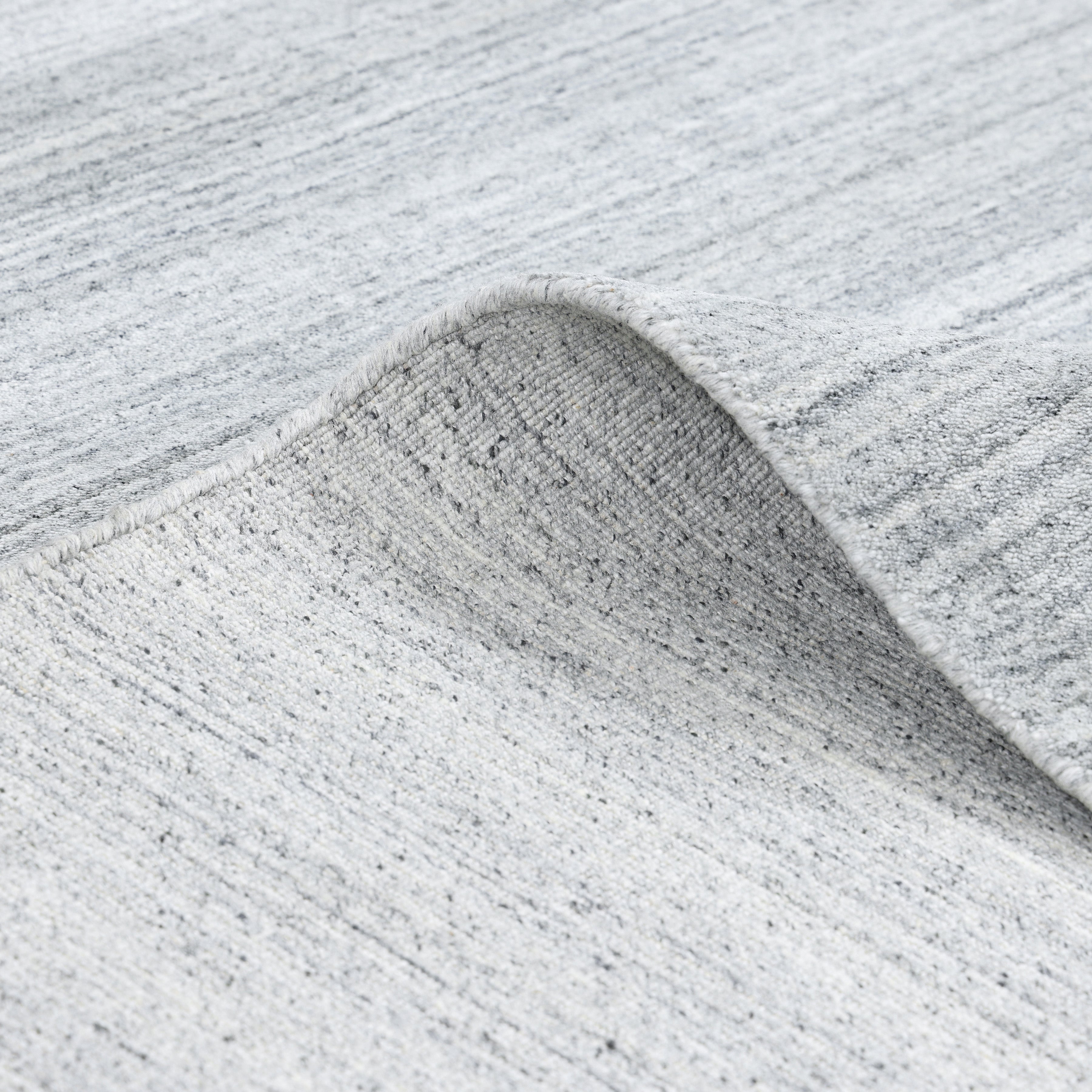 Harbor Hand-Loomed Contemporary Solid Gray Area Rug