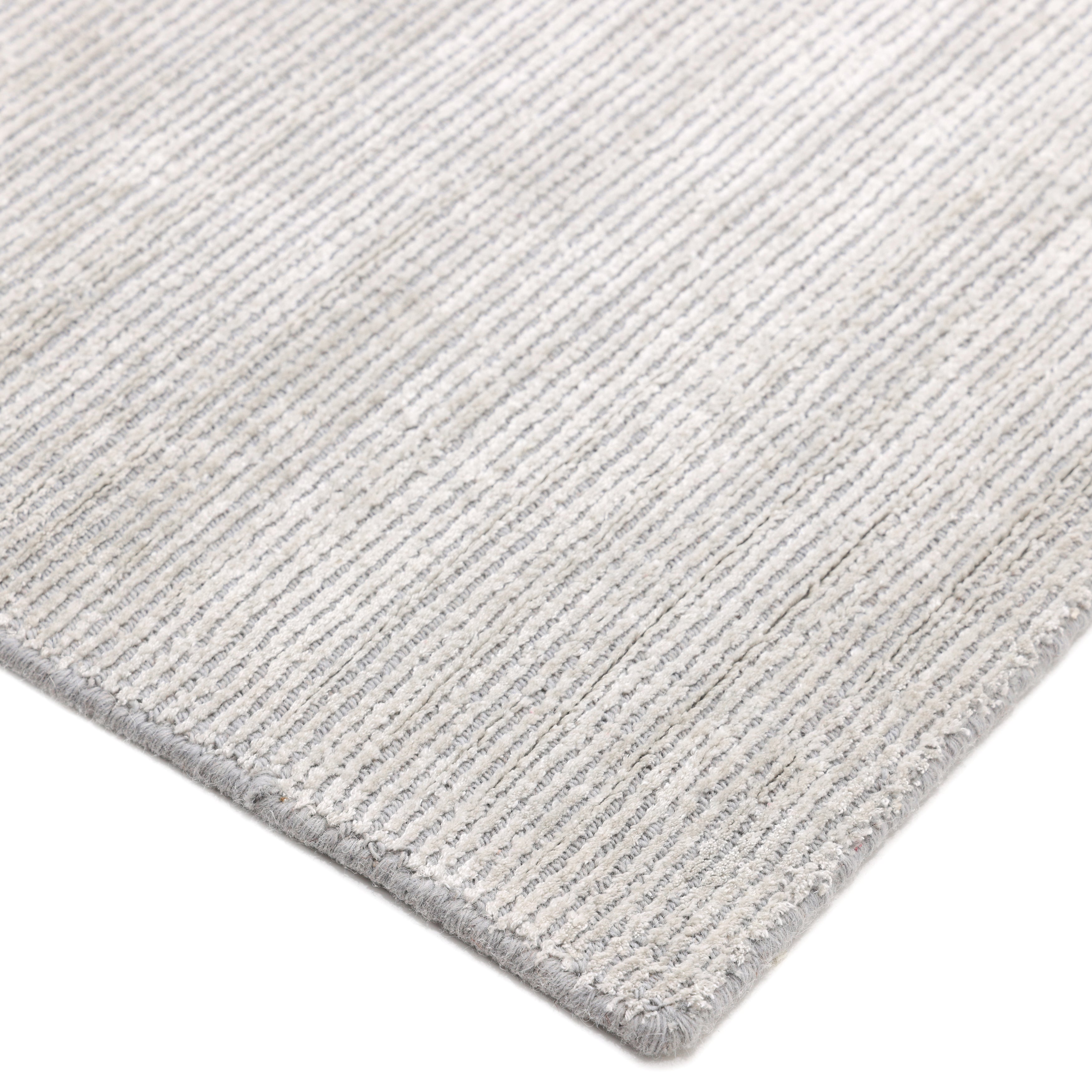 Cordi Hand-Loomed Contemporary Solid Gray Area Rug