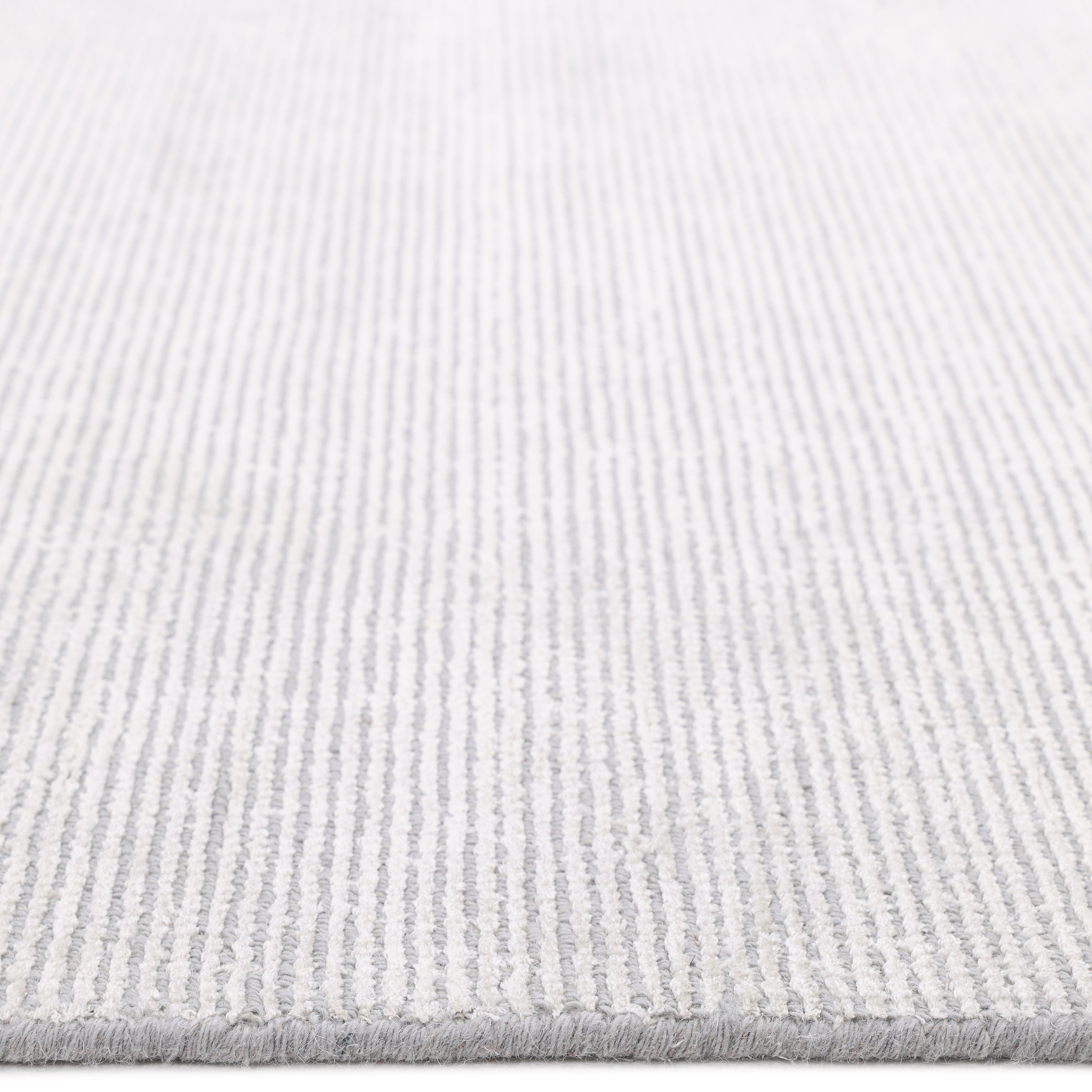 Cordi Hand-Loomed Contemporary Solid Gray Area Rug