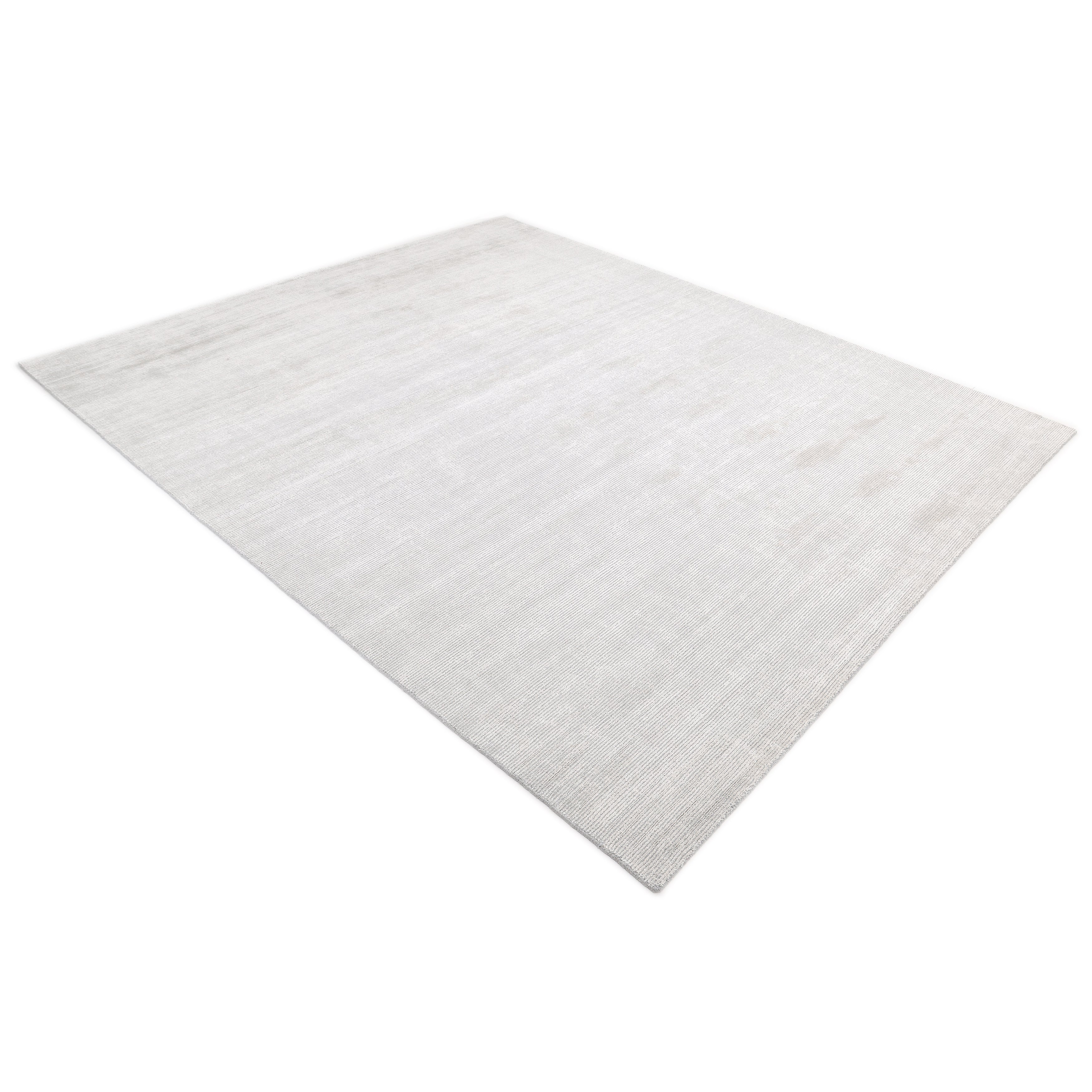 Cordi Hand-Loomed Contemporary Solid Gray Area Rug