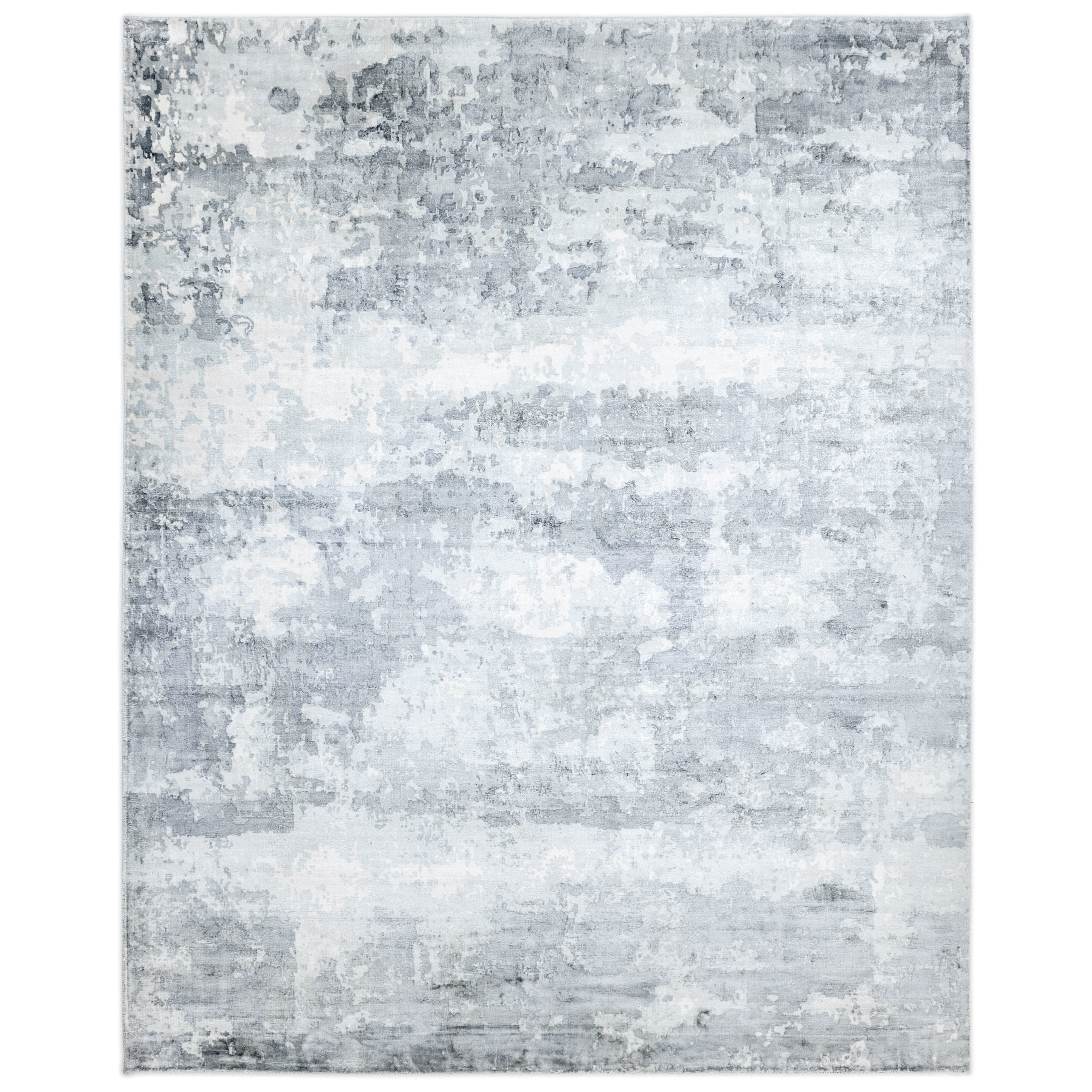 Elbrus Hand-Loomed Contemporary Abstract Ivory Area Rug