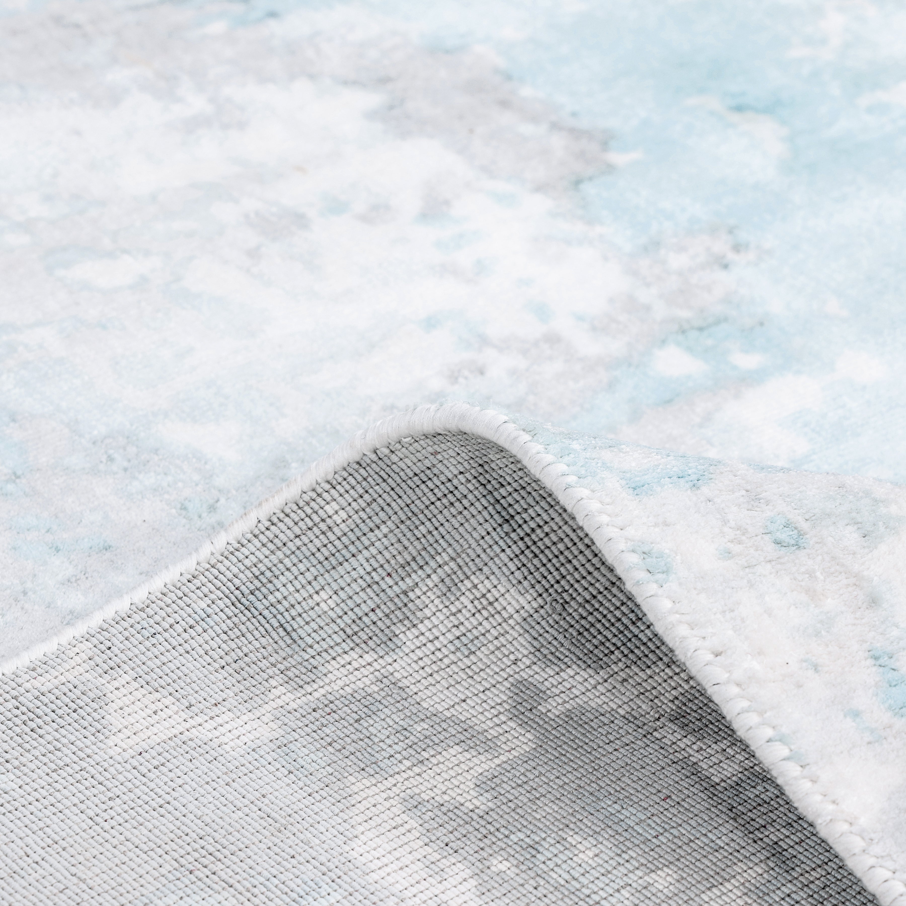 Denali Hand-Loomed Contemporary Abstract Ivory Area Rug