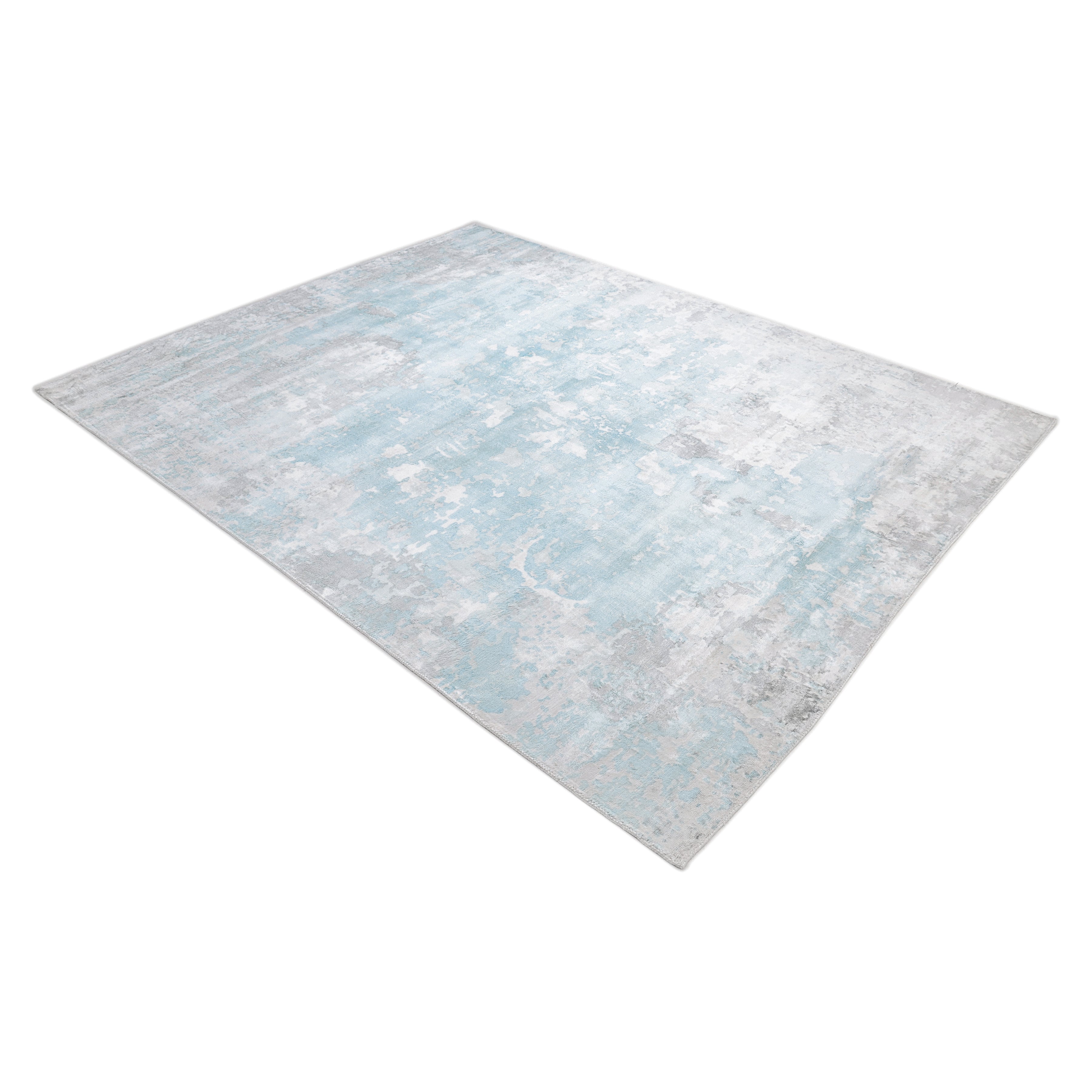 Denali Hand-Loomed Contemporary Abstract Ivory Area Rug