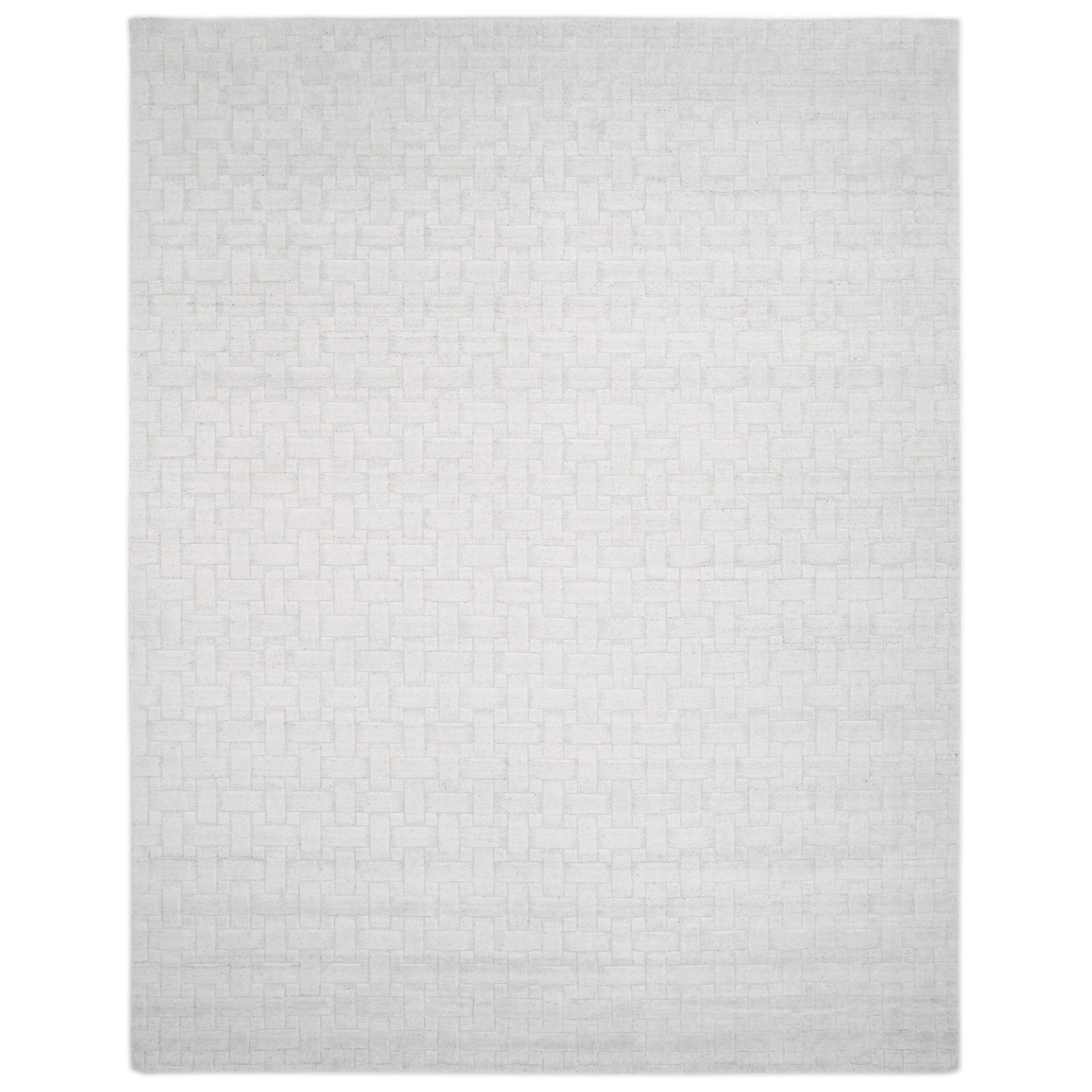 Peyton Hand-Loomed Contemporary Geometric Ivory Area Rug