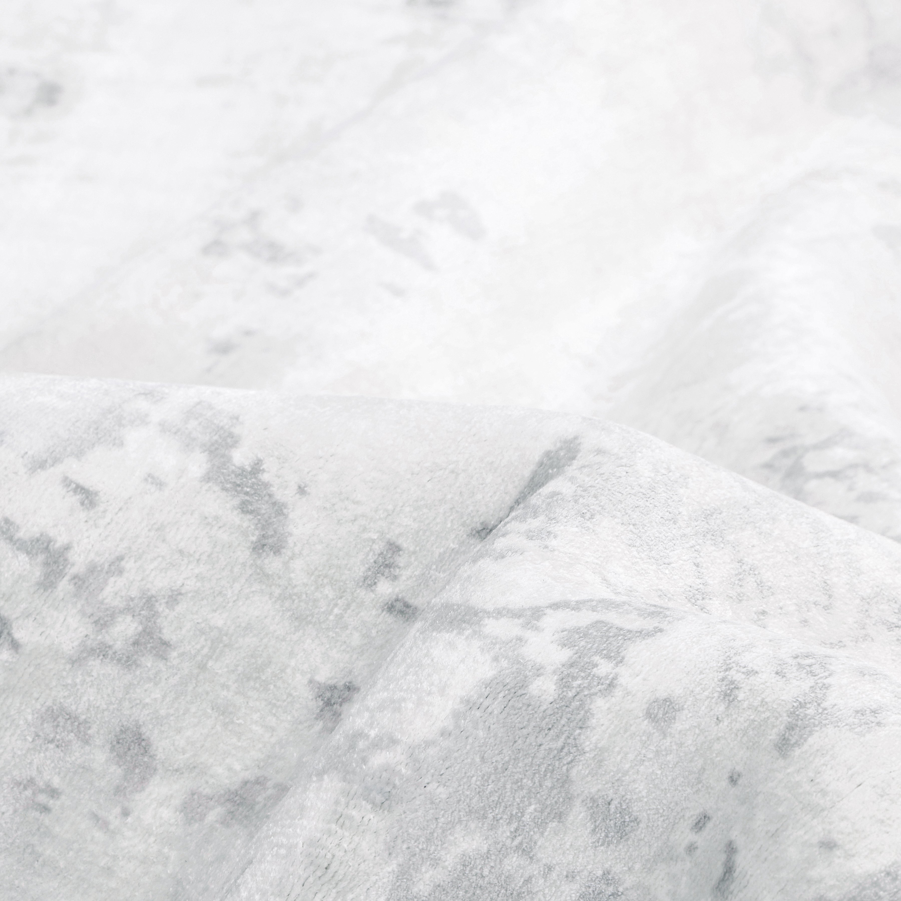 Blush Hand-Loomed Contemporary Abstract Gray Area Rug