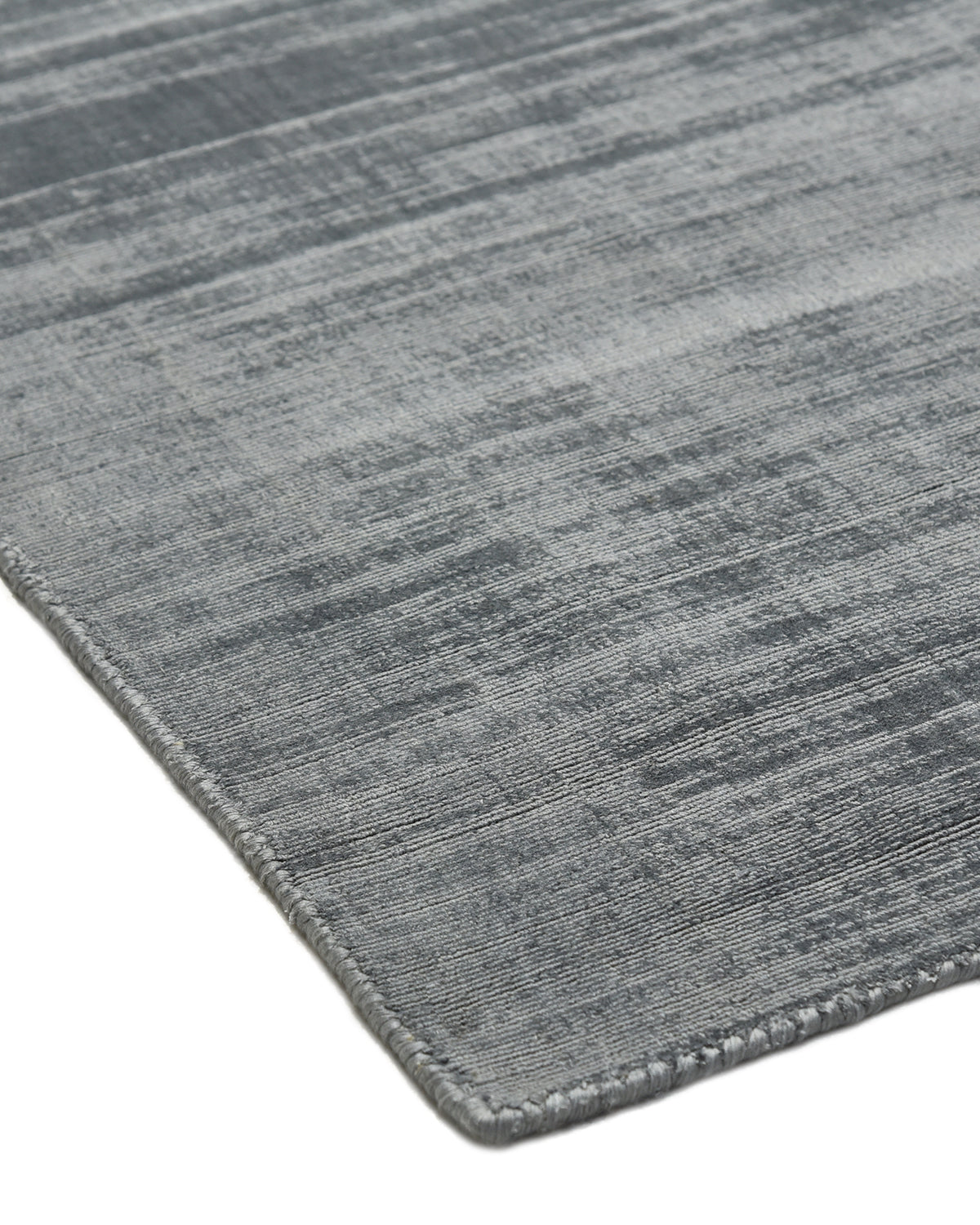 Milo Hand-Loomed Contemporary Solid Gray Area Rug