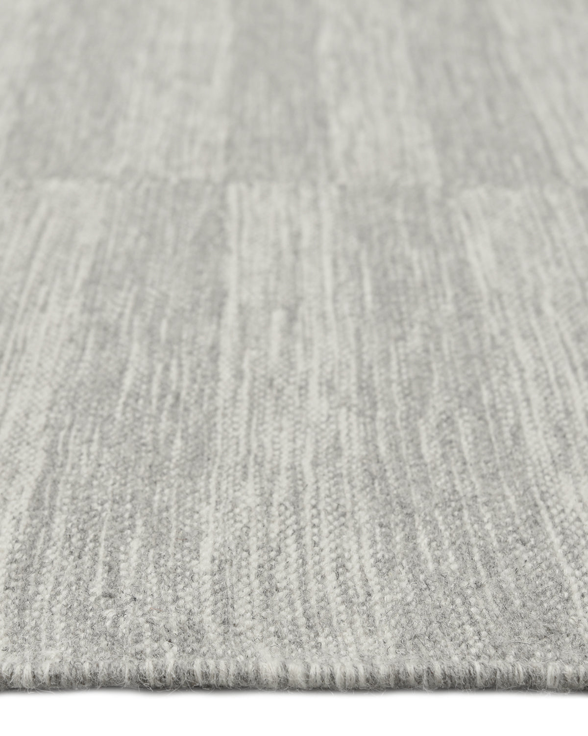 Louella Hand Woven Contemporary Striped Gray Area Rug