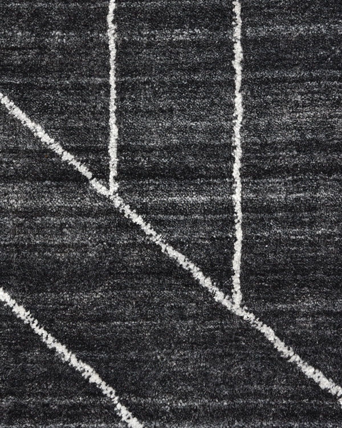 Kali Hand-Loomed Contemporary Geometric Gray Area Rug