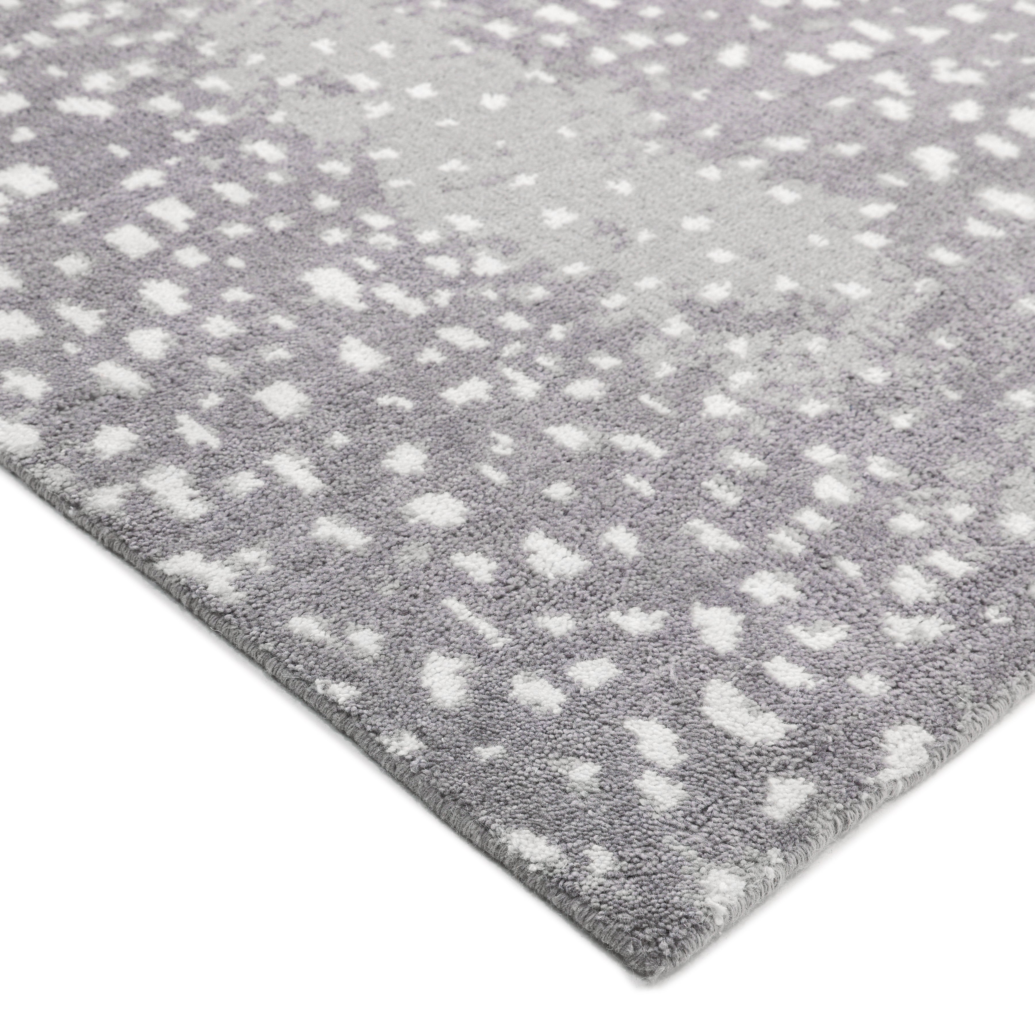 Louis Hand Knotted Contemporary Animal Gray Area Rug