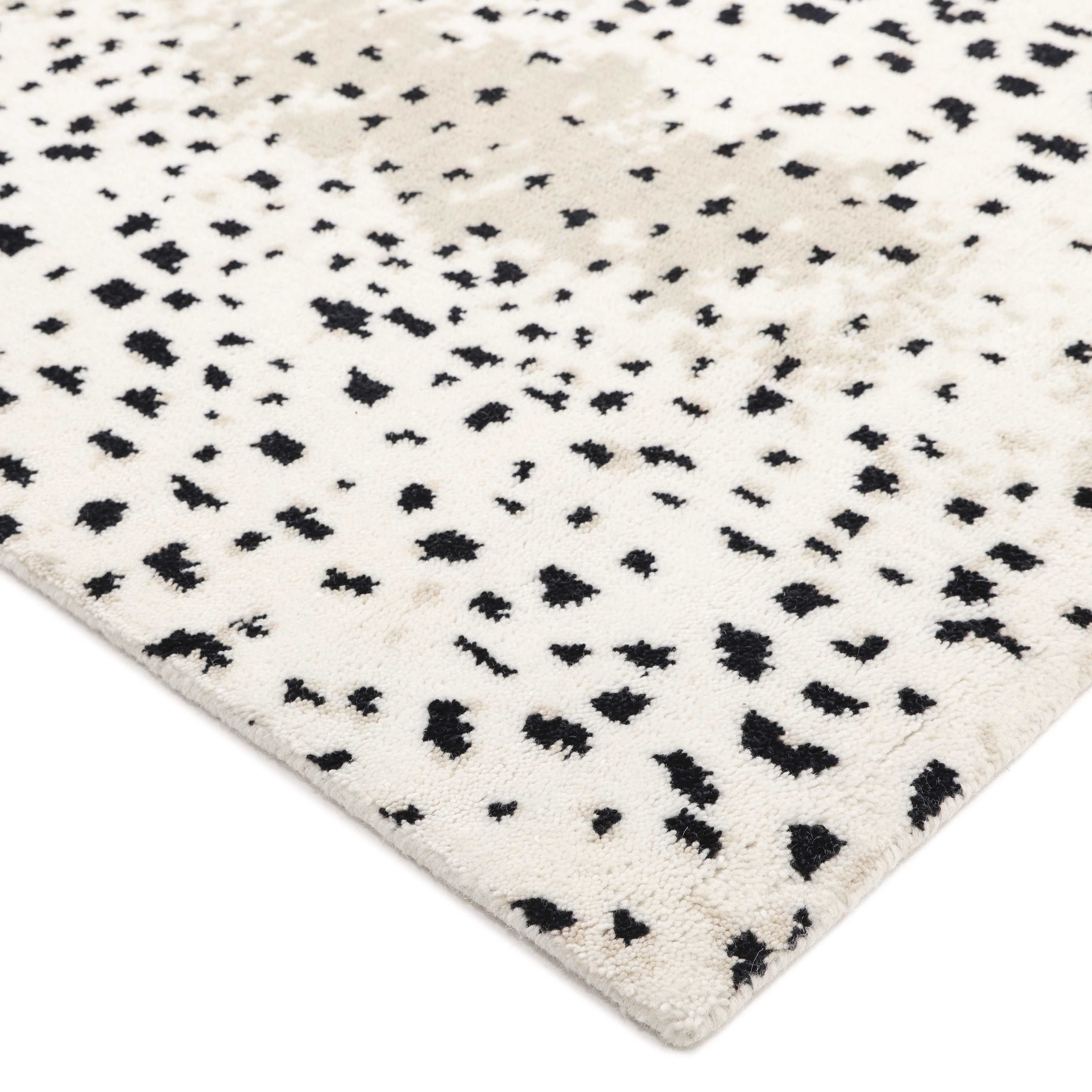 Louis Hand Knotted Contemporary Animal Ivory Area Rug