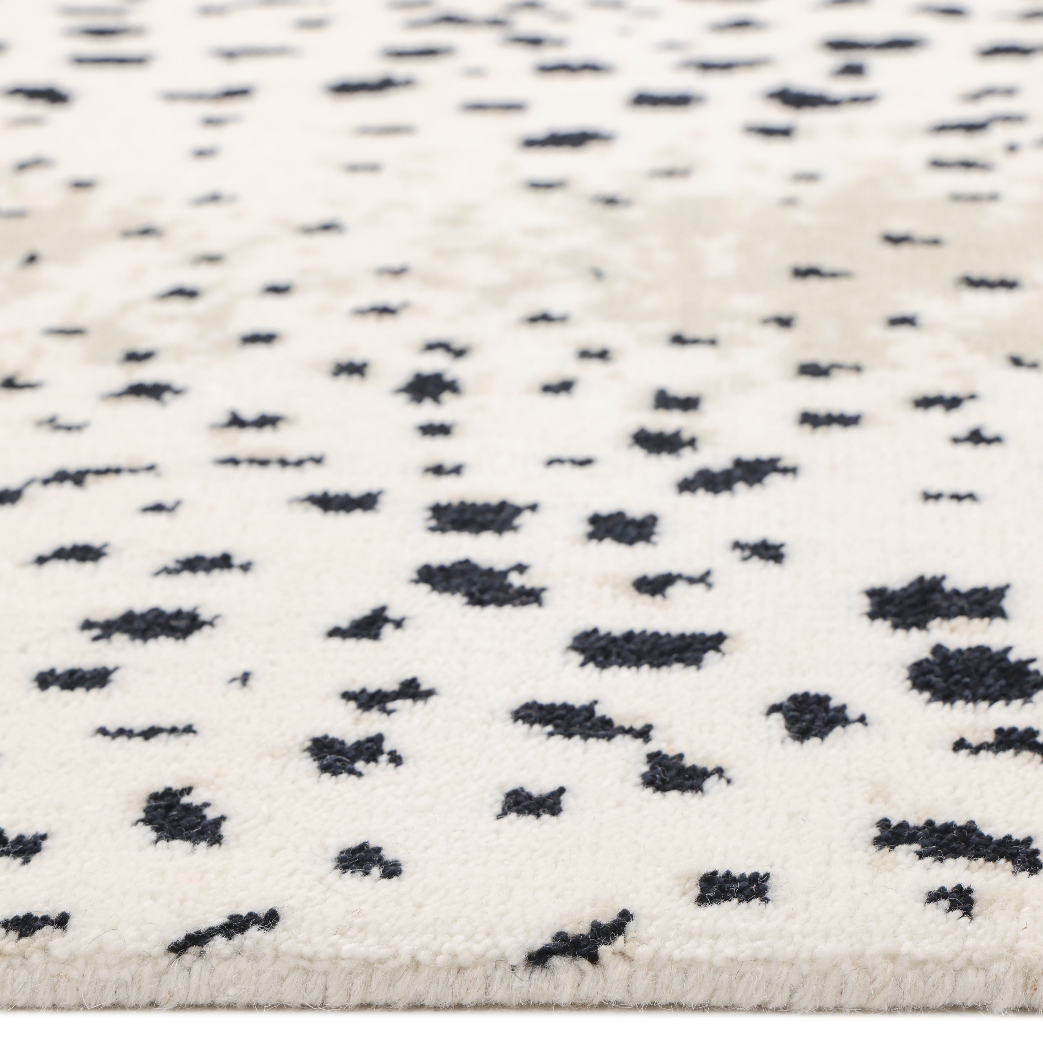 Louis Hand Knotted Contemporary Animal Ivory Area Rug