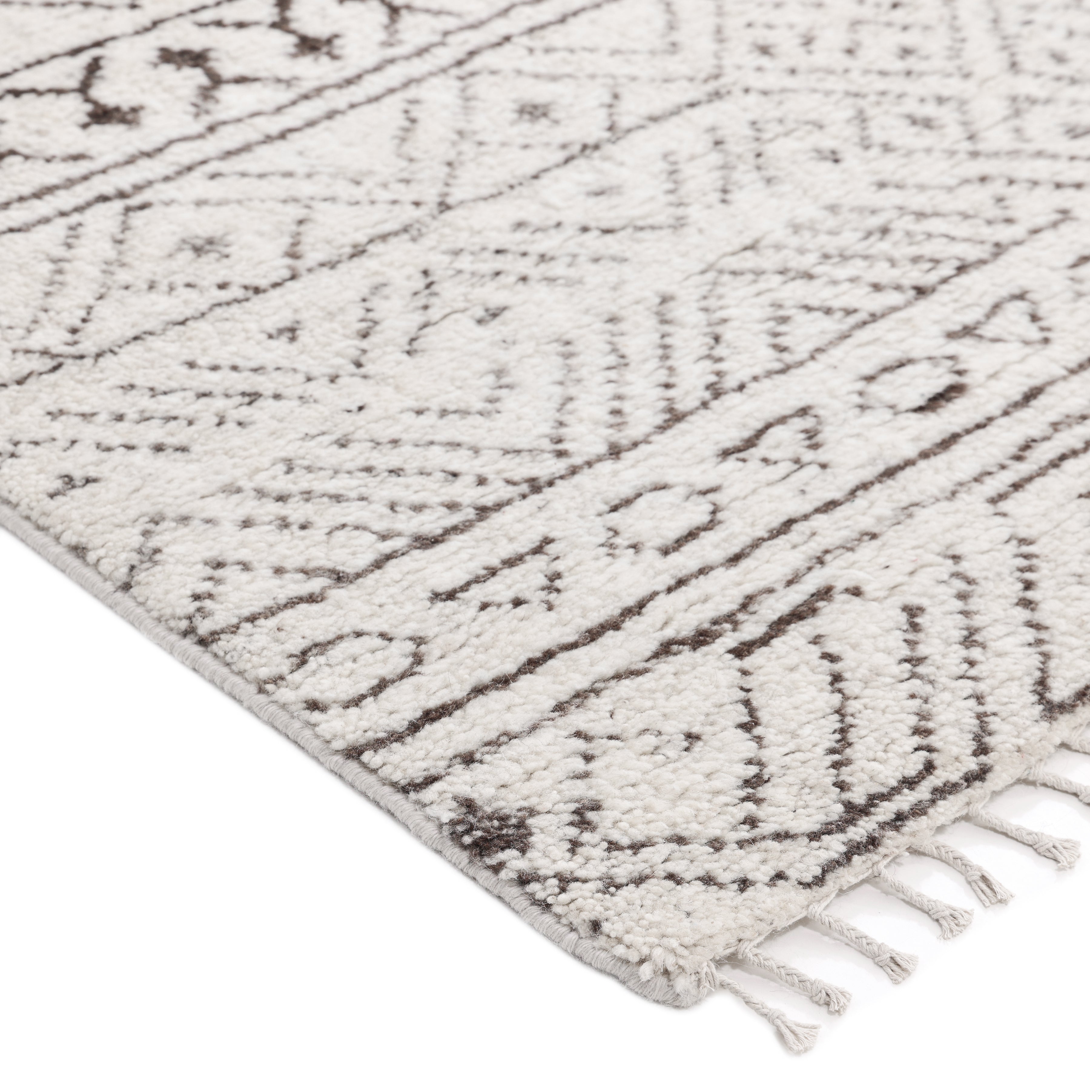 Thomas Hand Knotted Bohemian Moroccan Gray Area Rug