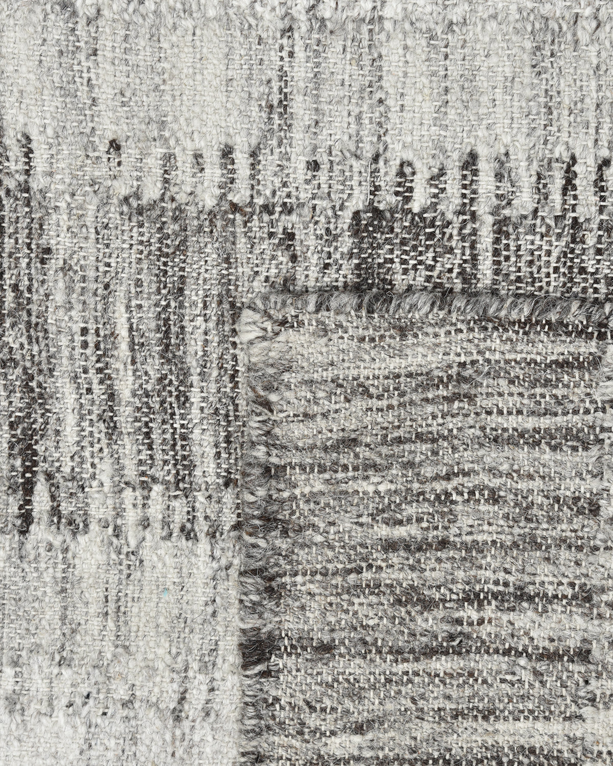Levi Hand Woven Contemporary Striped Brown Area Rug
