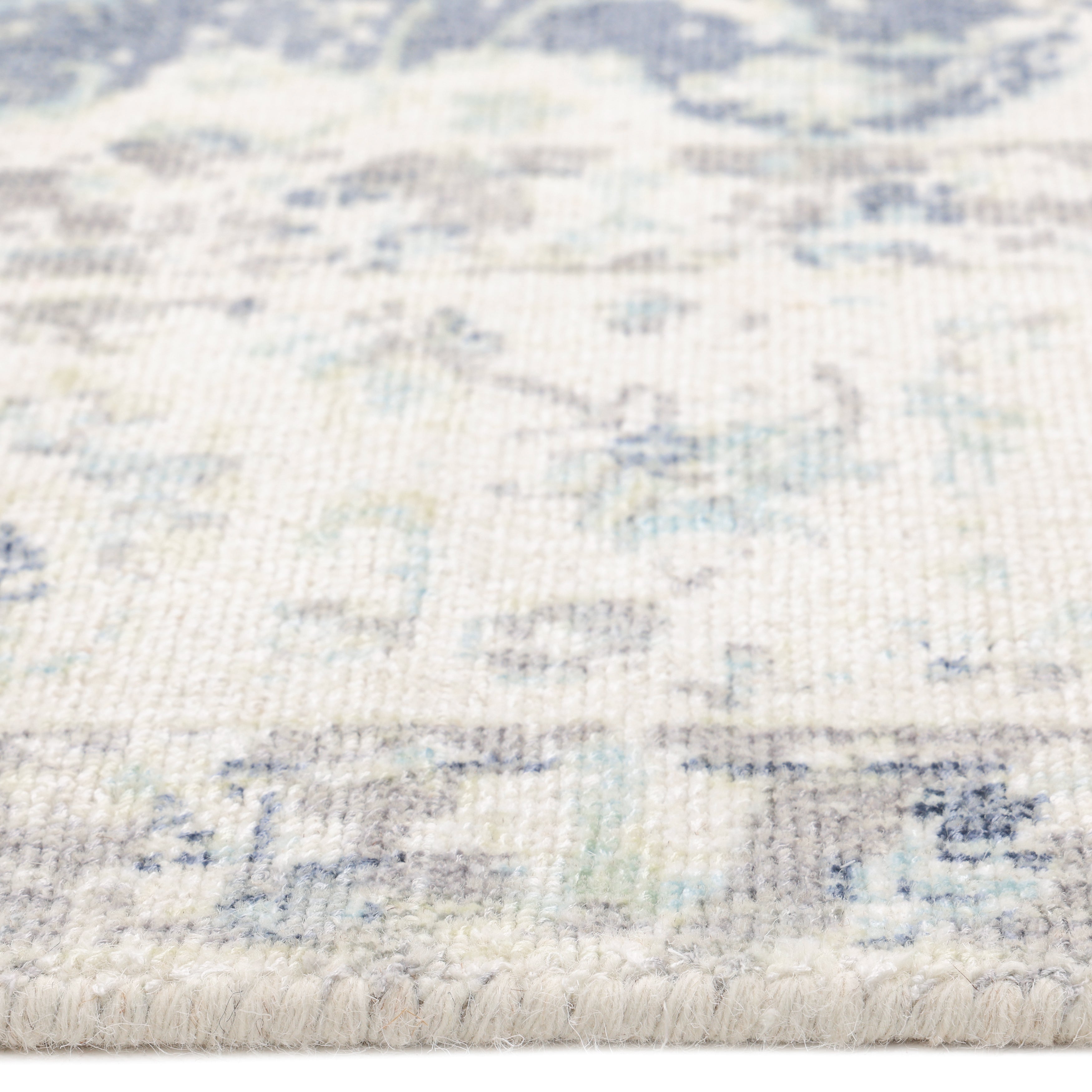 Leena Hand-Loomed Contemporary Floral Ivory Area Rug