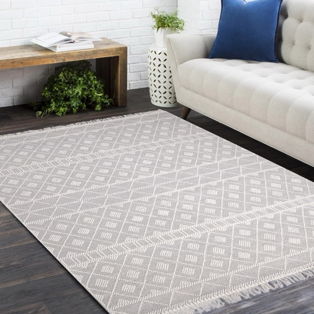 Bristol Wool Hand Woven Contemporary Area Rug