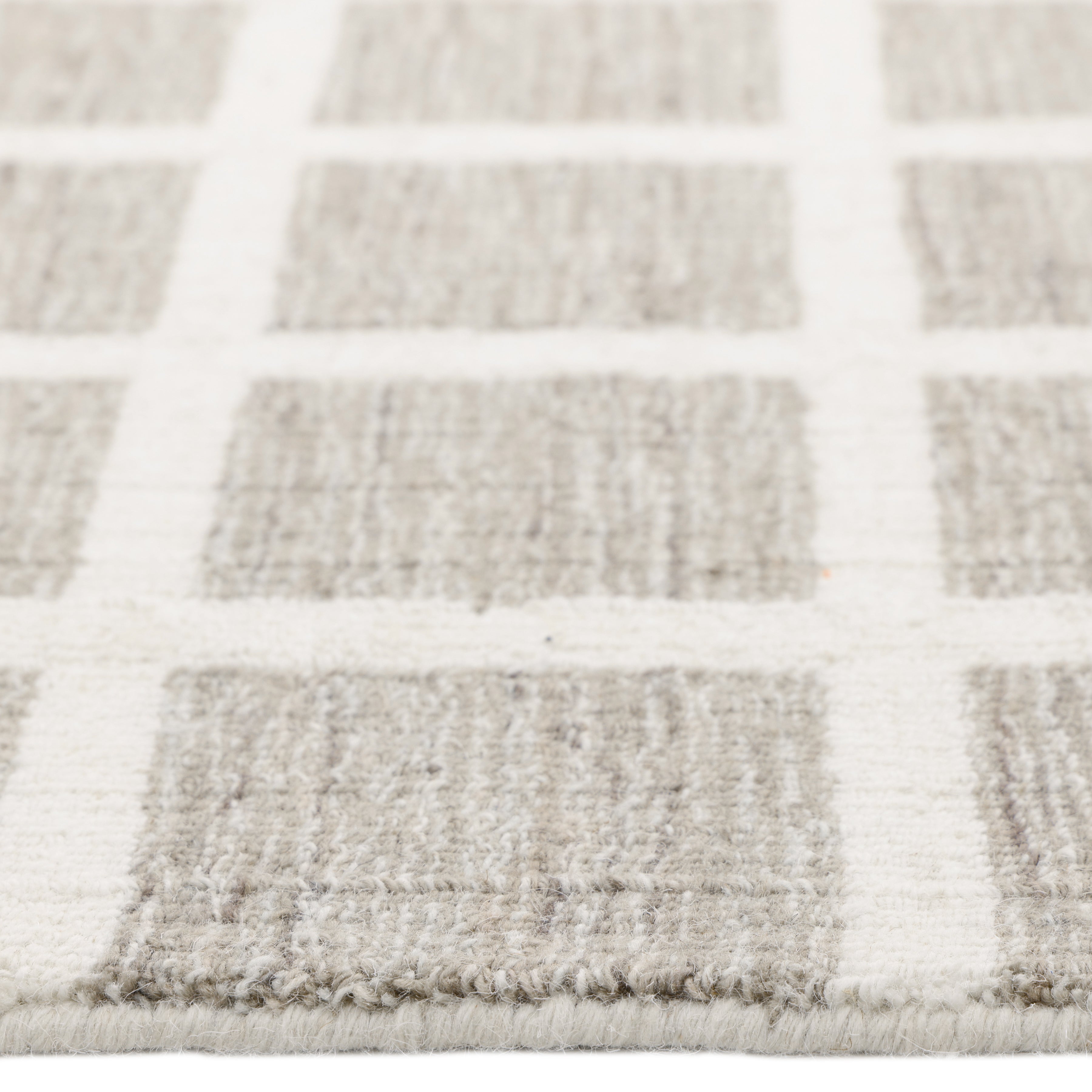 Rye Hand-Loomed Contemporary Geometric Brown Area Rug
