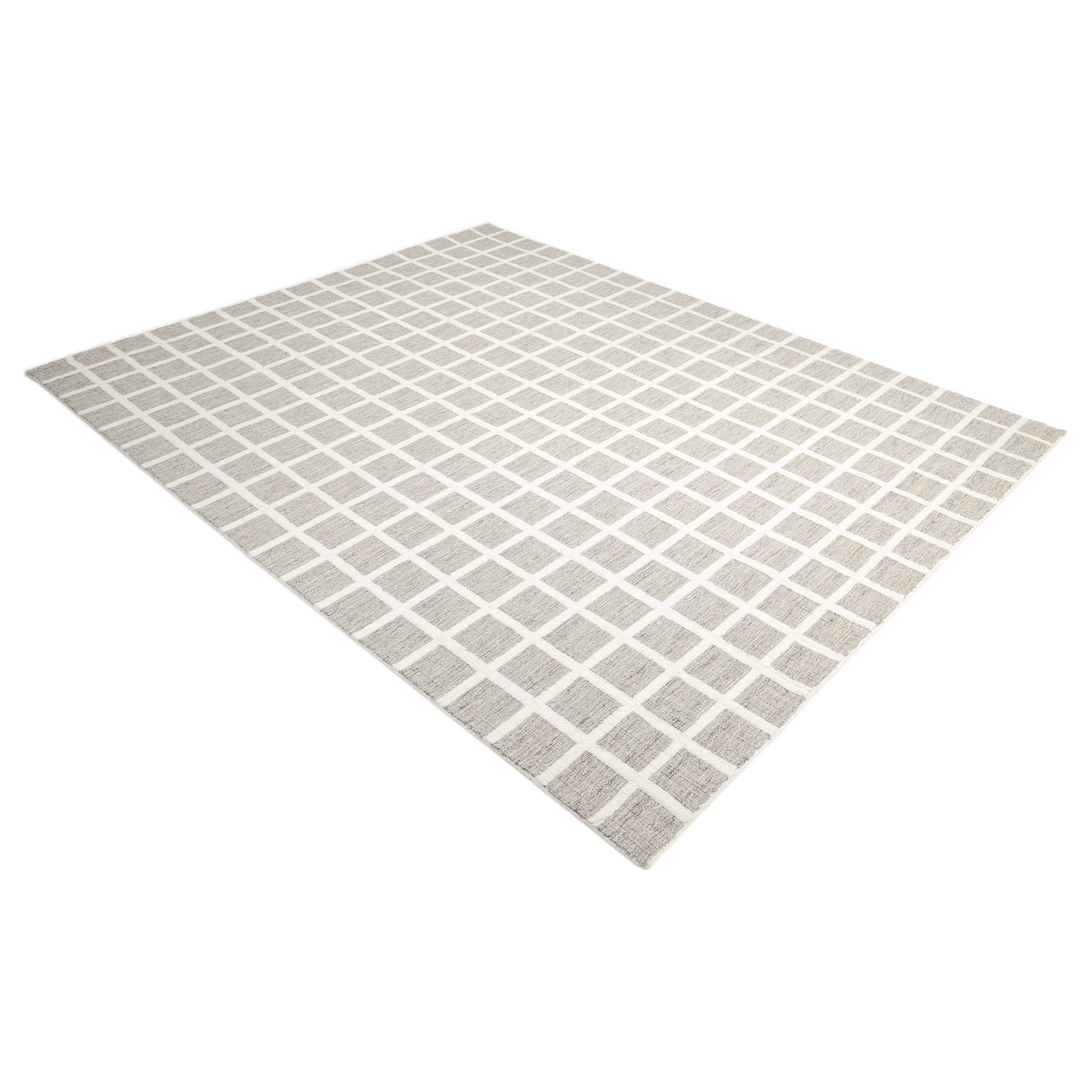 Rye Hand-Loomed Contemporary Geometric Brown Area Rug