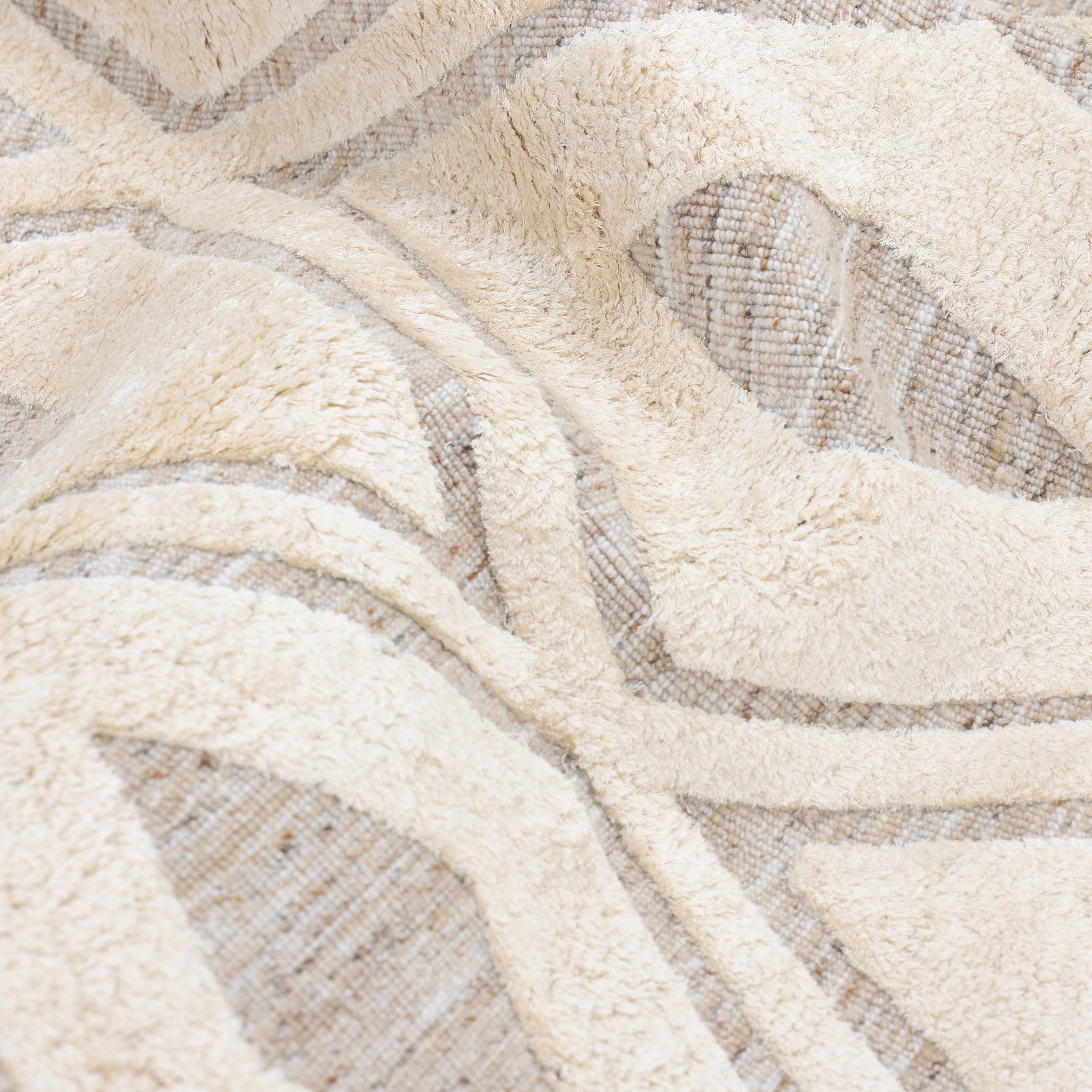 Fulton Hand-Loomed Bohemian Geometric Beige Area Rug