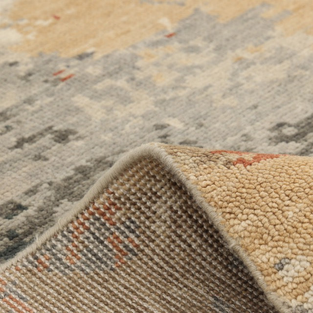Glasgow Wool Hand Knotted Contemporary Area Rug - Multi