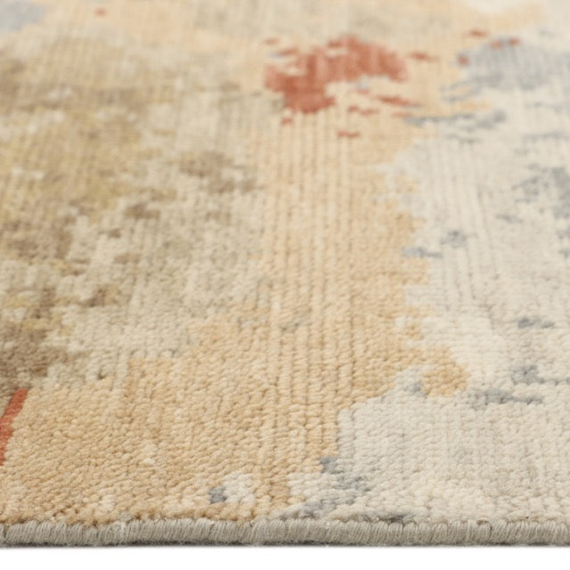 Glasgow Wool Hand Knotted Contemporary Area Rug - Multi