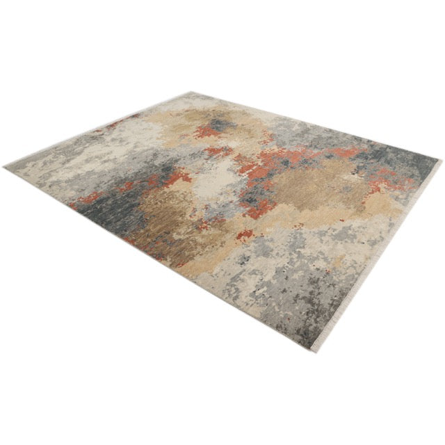 Glasgow Wool Hand Knotted Contemporary Area Rug - Multi