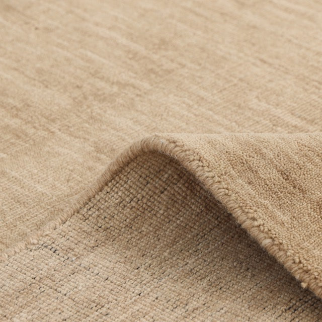 Aberdeen Wool Hand -Loomed Contemporary Area Rug - Brown