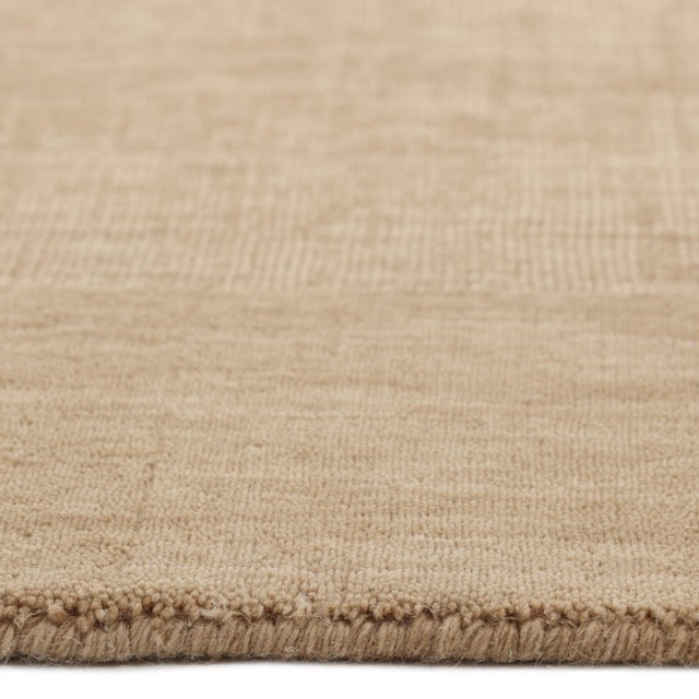 Aberdeen Wool Hand -Loomed Contemporary Area Rug - Brown